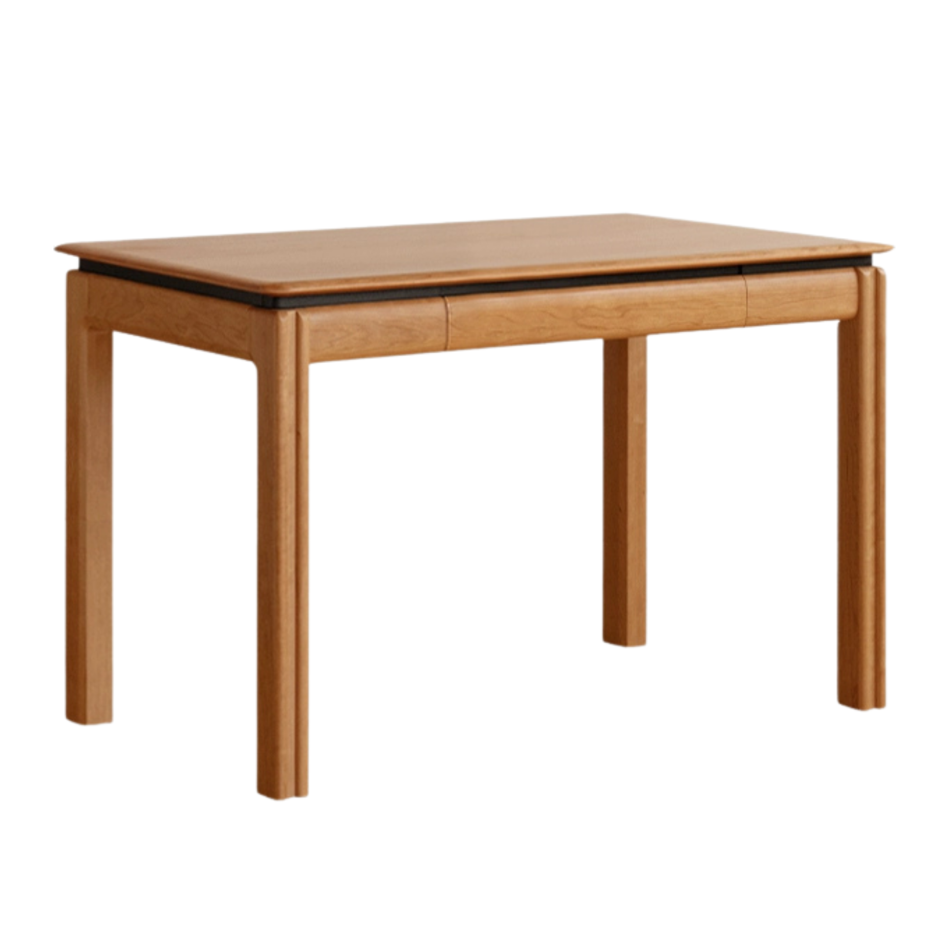 Cherry Solid Wood Color Large Office Desk