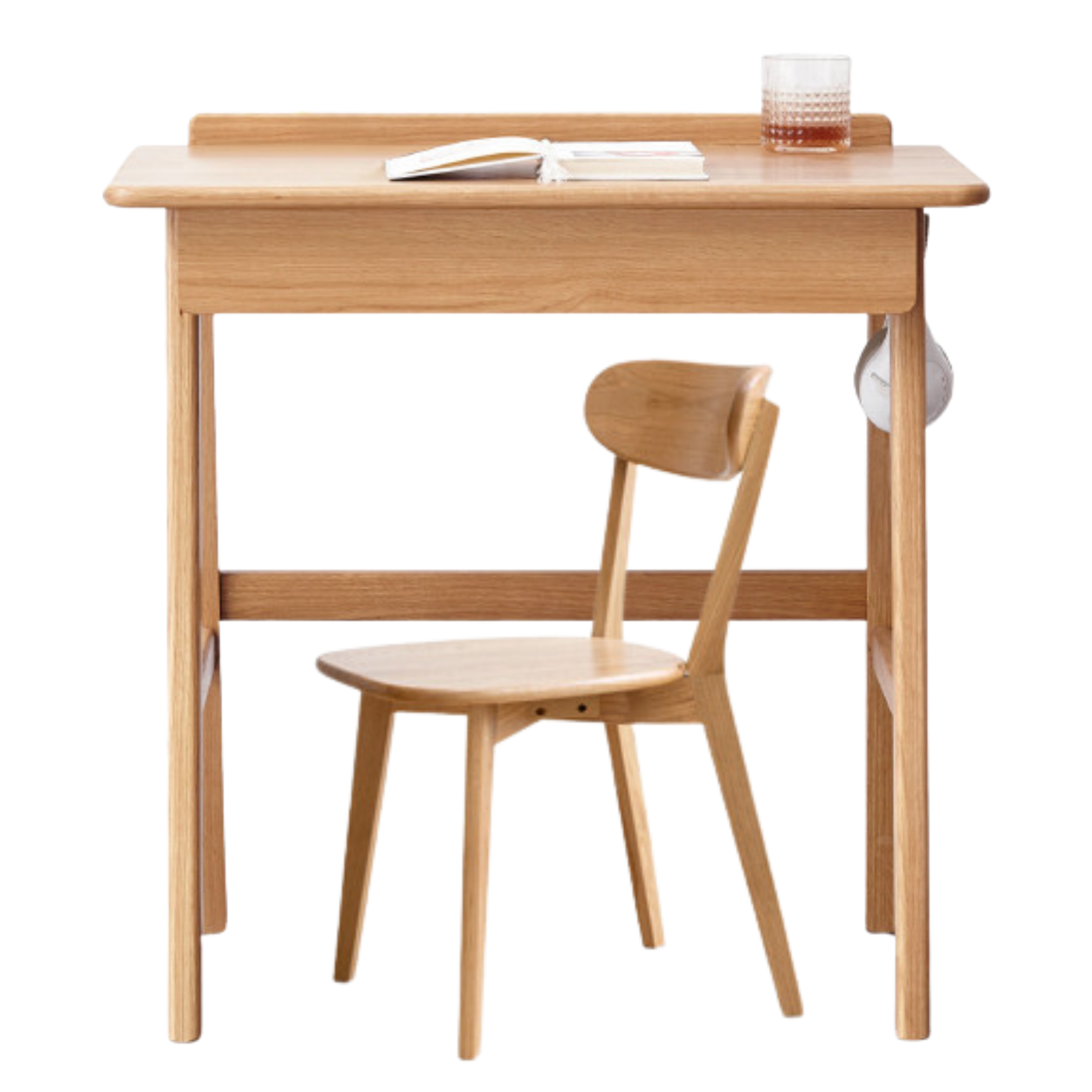 Oak Solid Wood Office Desk, Console Table