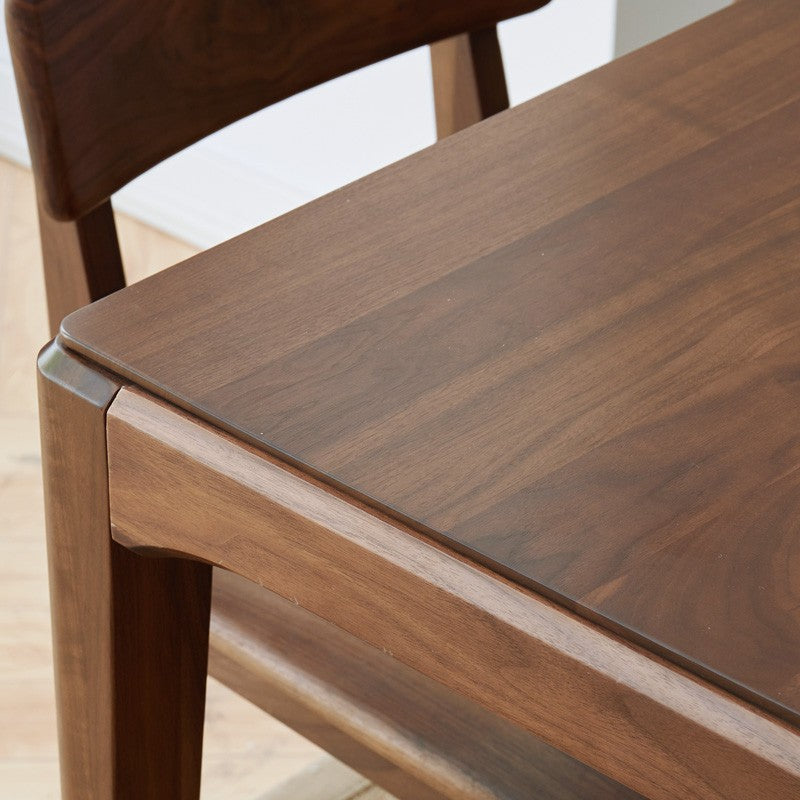 Black Walnut, Ash Solid Wood Modern Light Luxury Nordic Dining Table