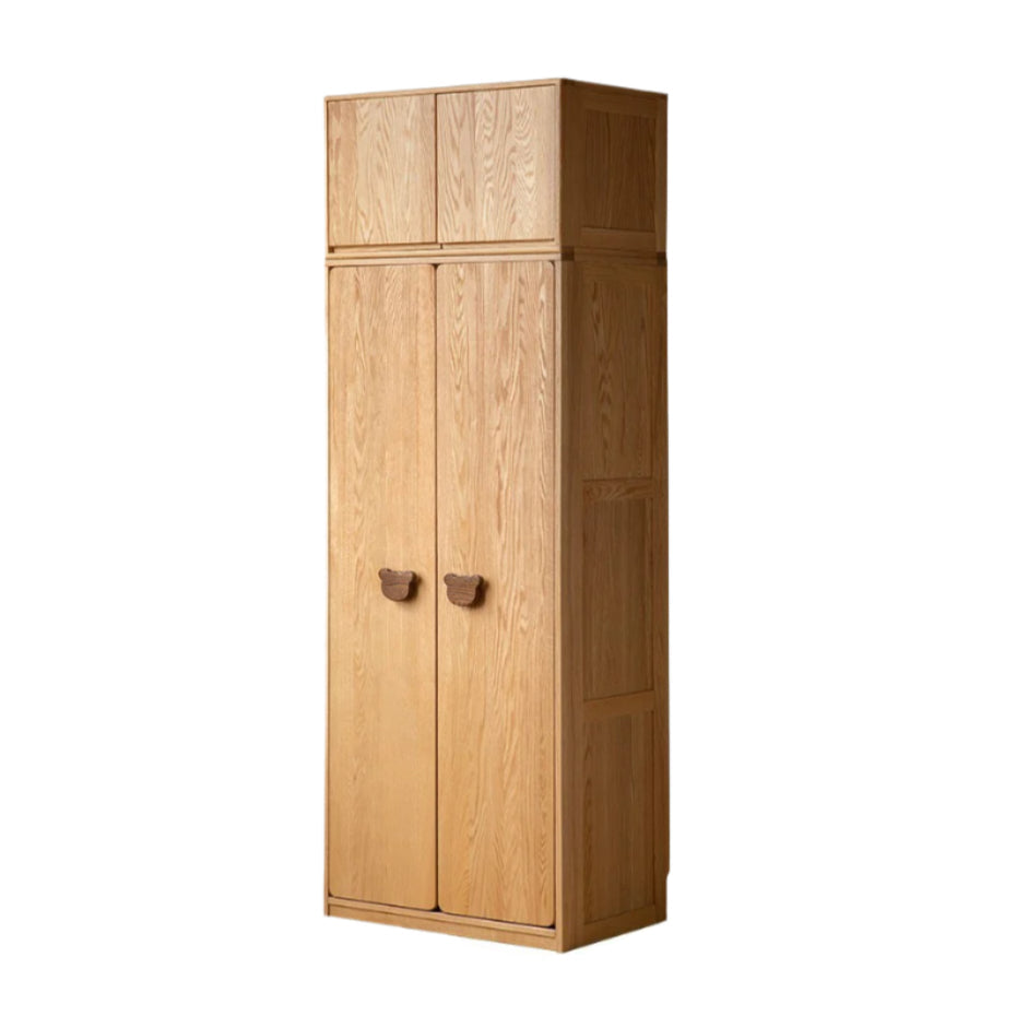 Oak Solid Wood Kids Wardrobe