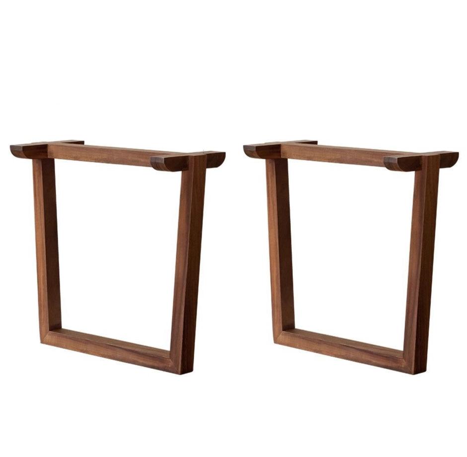 Black Walnut, South American Walnut, Ash Solid Wood, Metal, Acrylic Table Legs