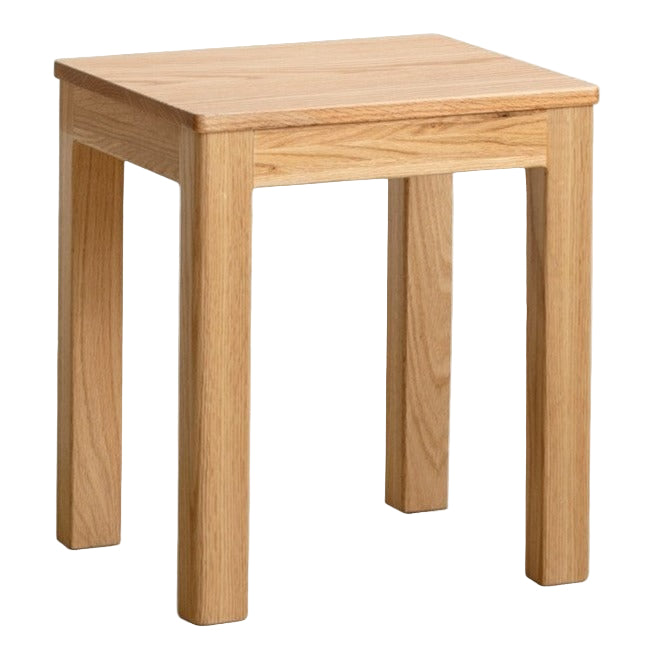 4 pcs set Oak Solid Wood Nordic Square Stool