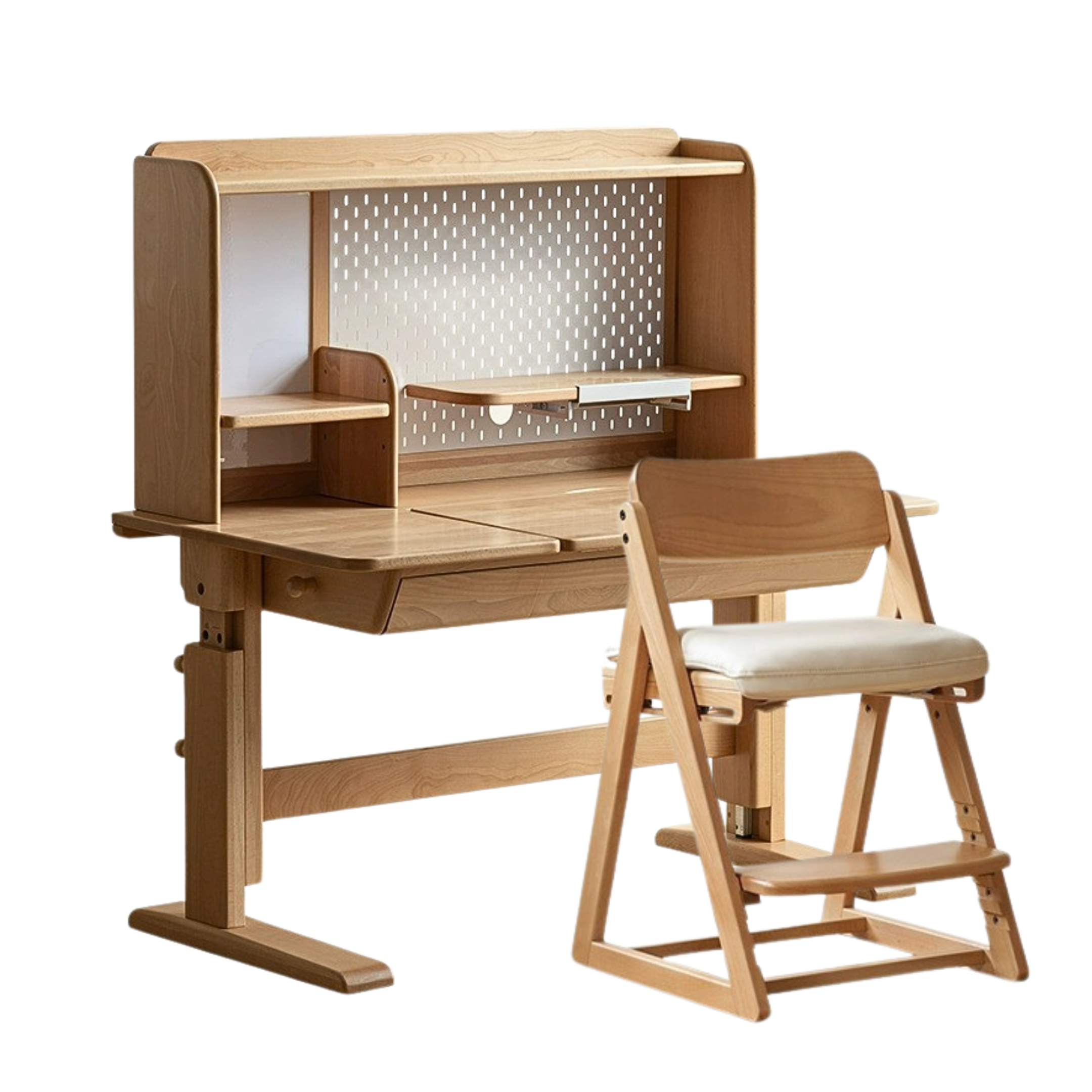 Beech Solid Wood Lifting Kids Table