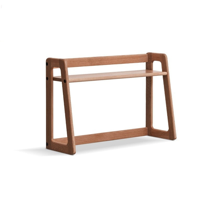 Oak solid wood desk shelf +