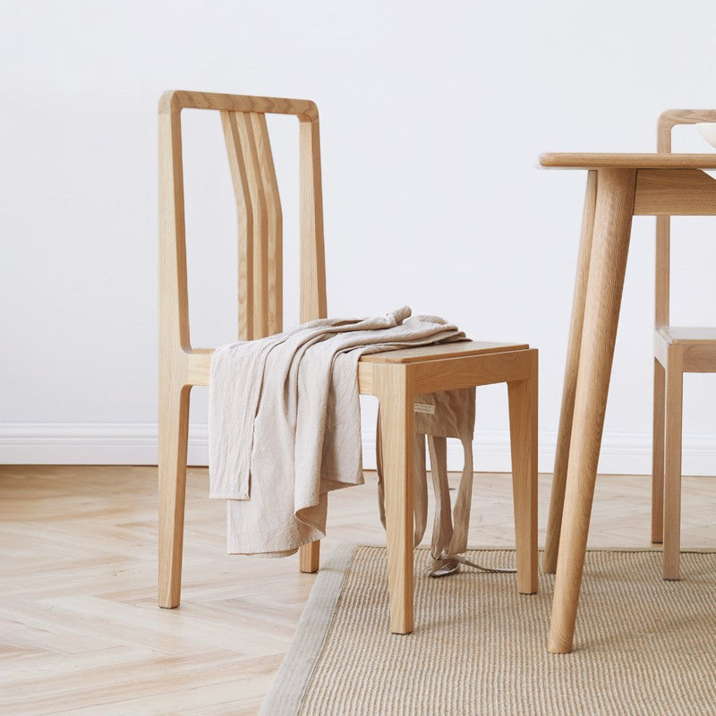 Black Walnut, Ash Solid Wood Dining Chair 4pcs