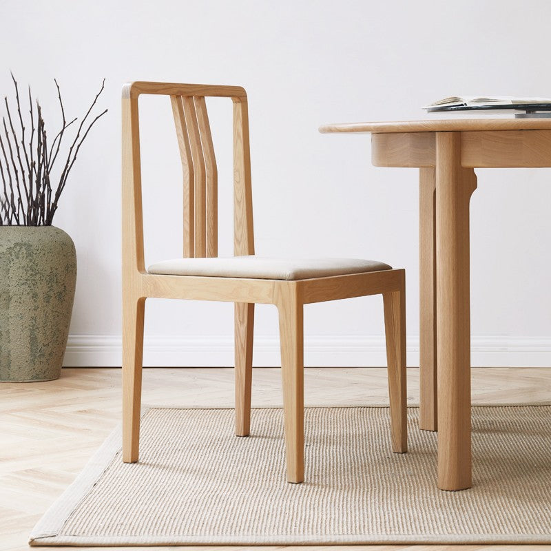 Black Walnut, Ash Solid Wood Dining Chair 4pcs