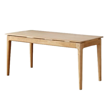 Ash Solid Wood Large Nordic Office Desk