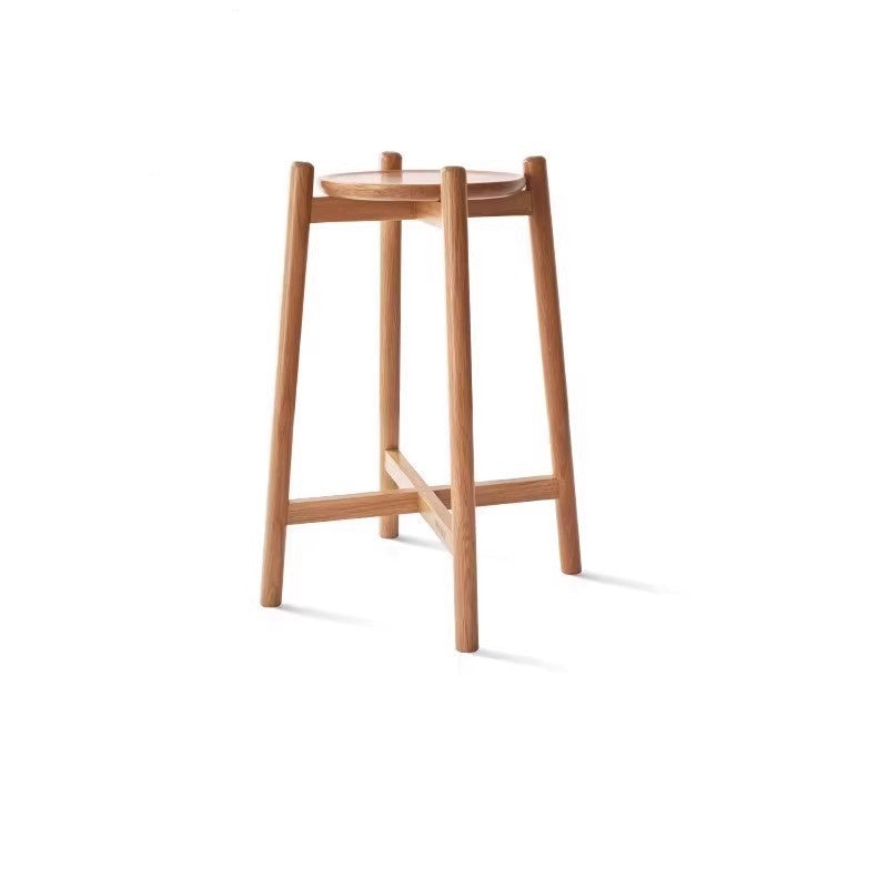 Oak Solid Wood Flower Rack Storage Rack