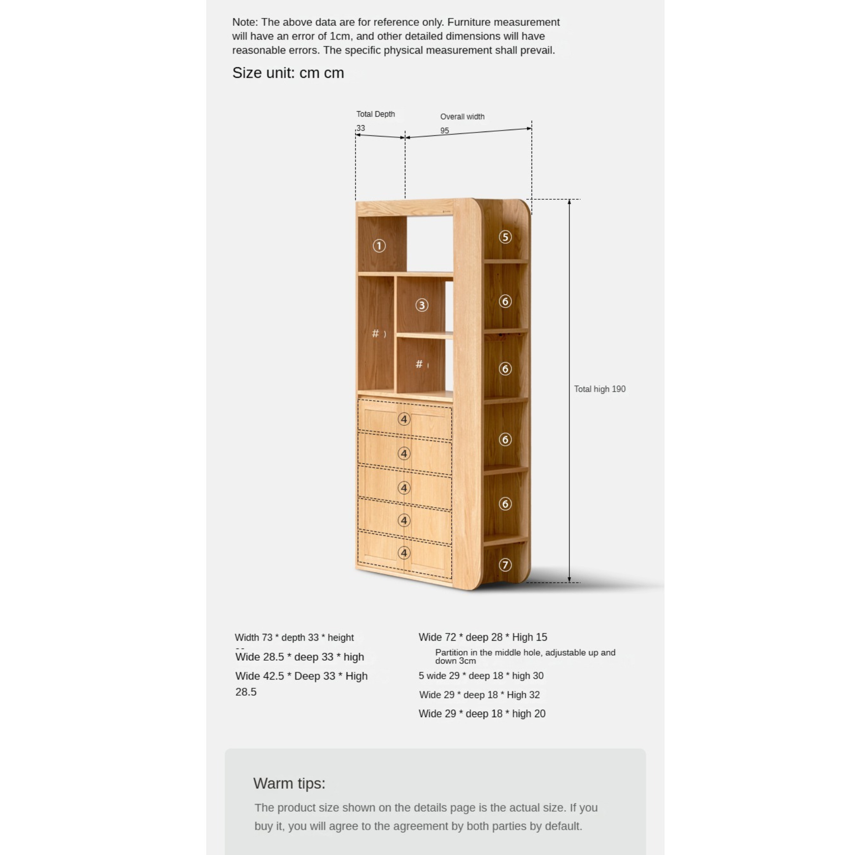 Oak, Ash Solid Wood Entrance Partition Cabinet