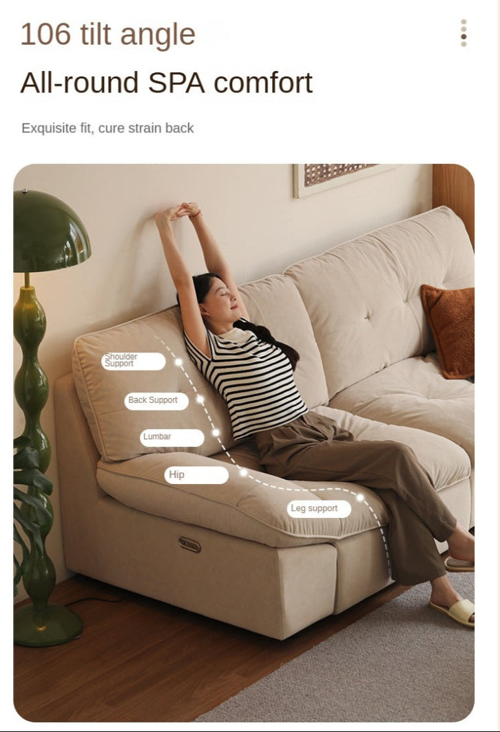 Fabric Sofa Cat Claw Cloth Electric Sofa.