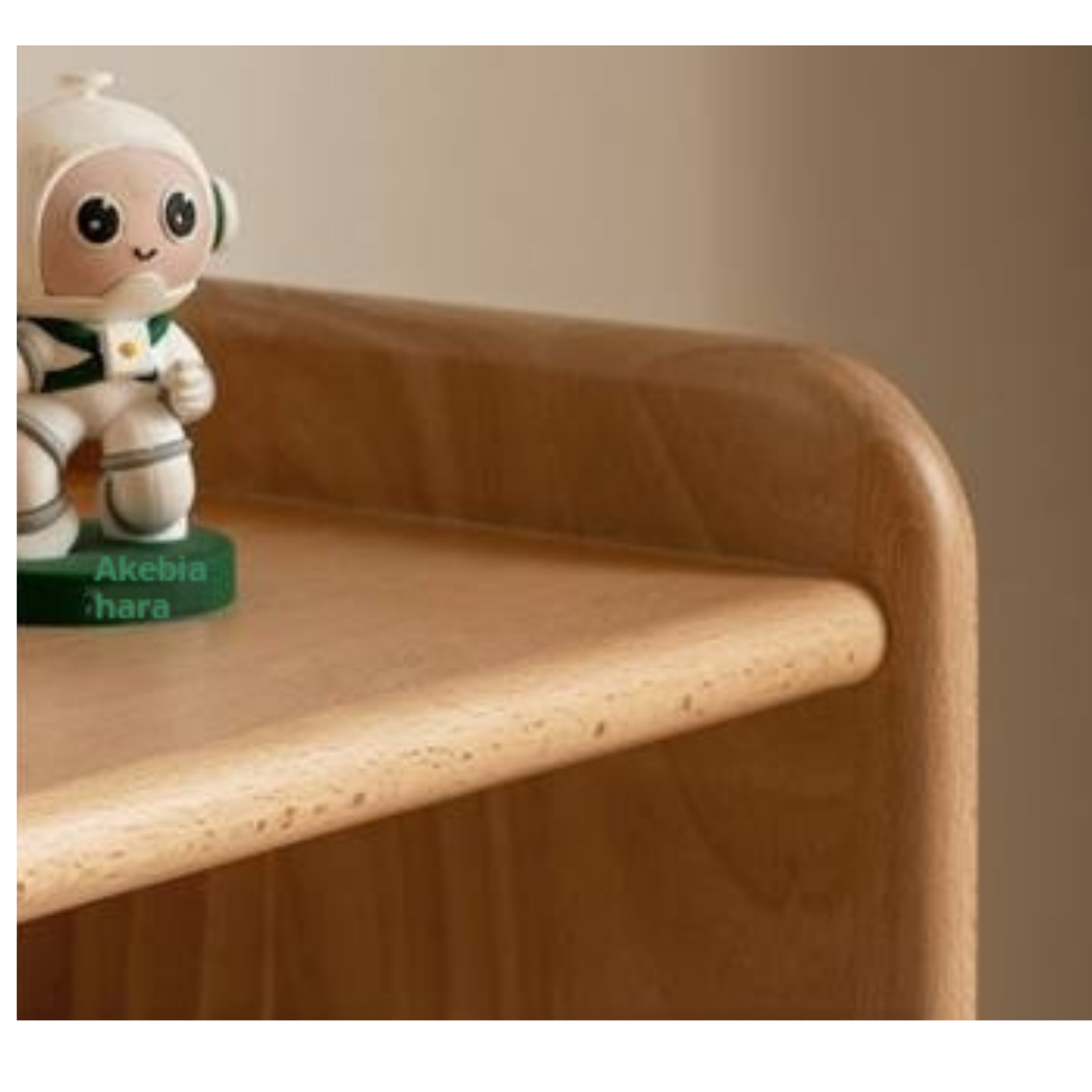 Beech Solid Wood Children's Bookcase.