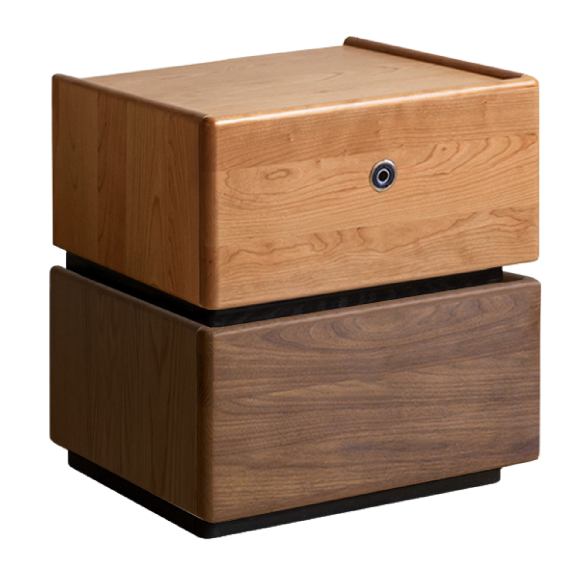 Black Walnut, Oak, Cherry Solid Wood Nightstand