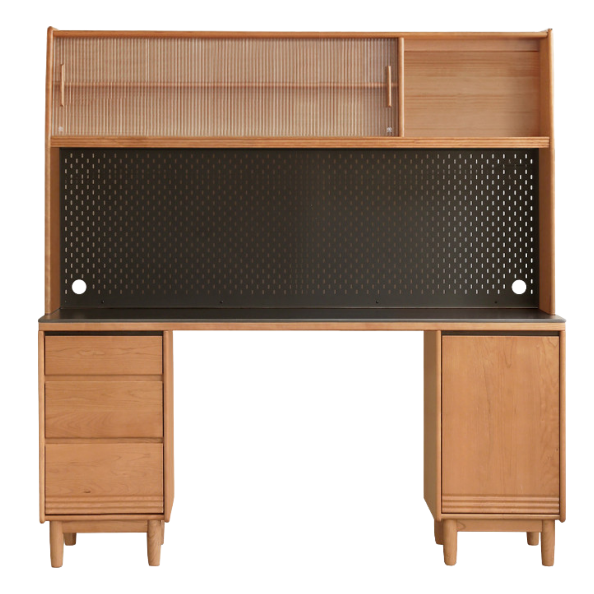 Cherry Solid Wood Rock Plate Sideboard