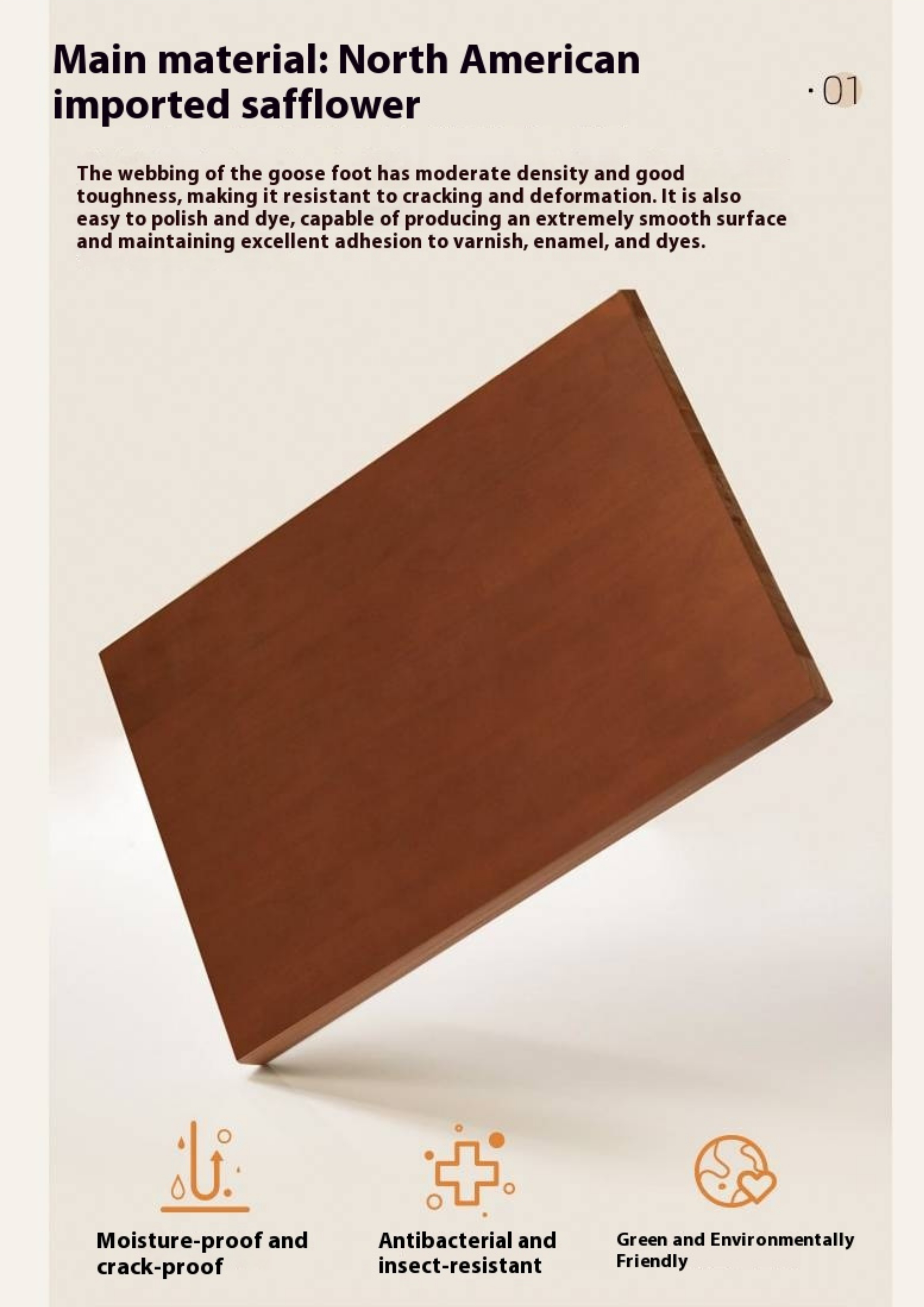 Tulipwood Solid Tulipwood Retro Dining Table