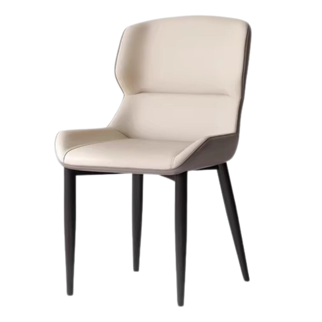Organic Leather 4 pcs set-Chair Light Luxury