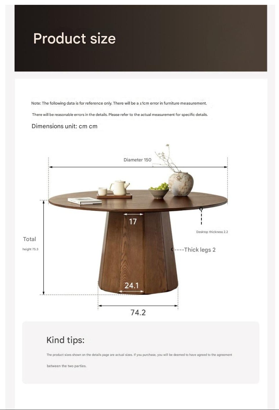 Ash, Black Walnut Solid Wood Modern Large Dining Table