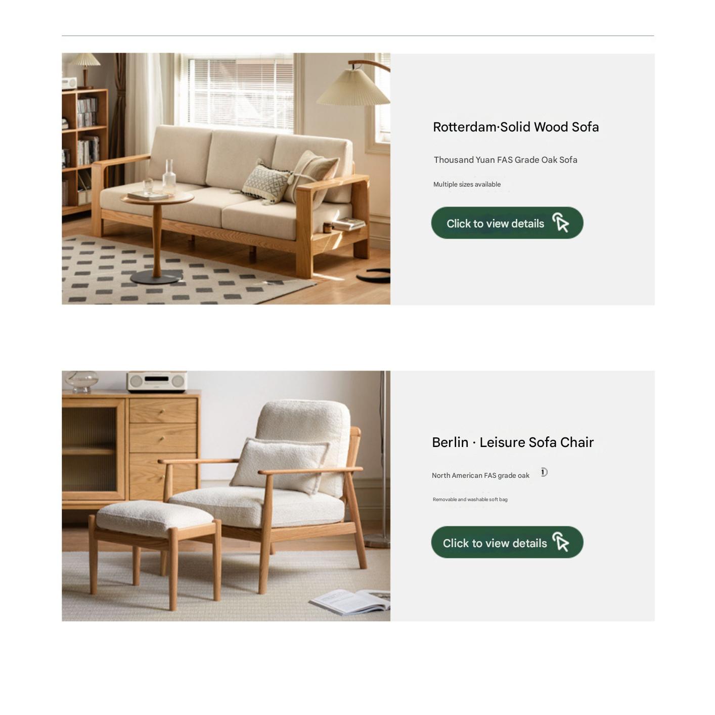 Oak, Black Walnut, Beech Solid Wood Lifting Side Table