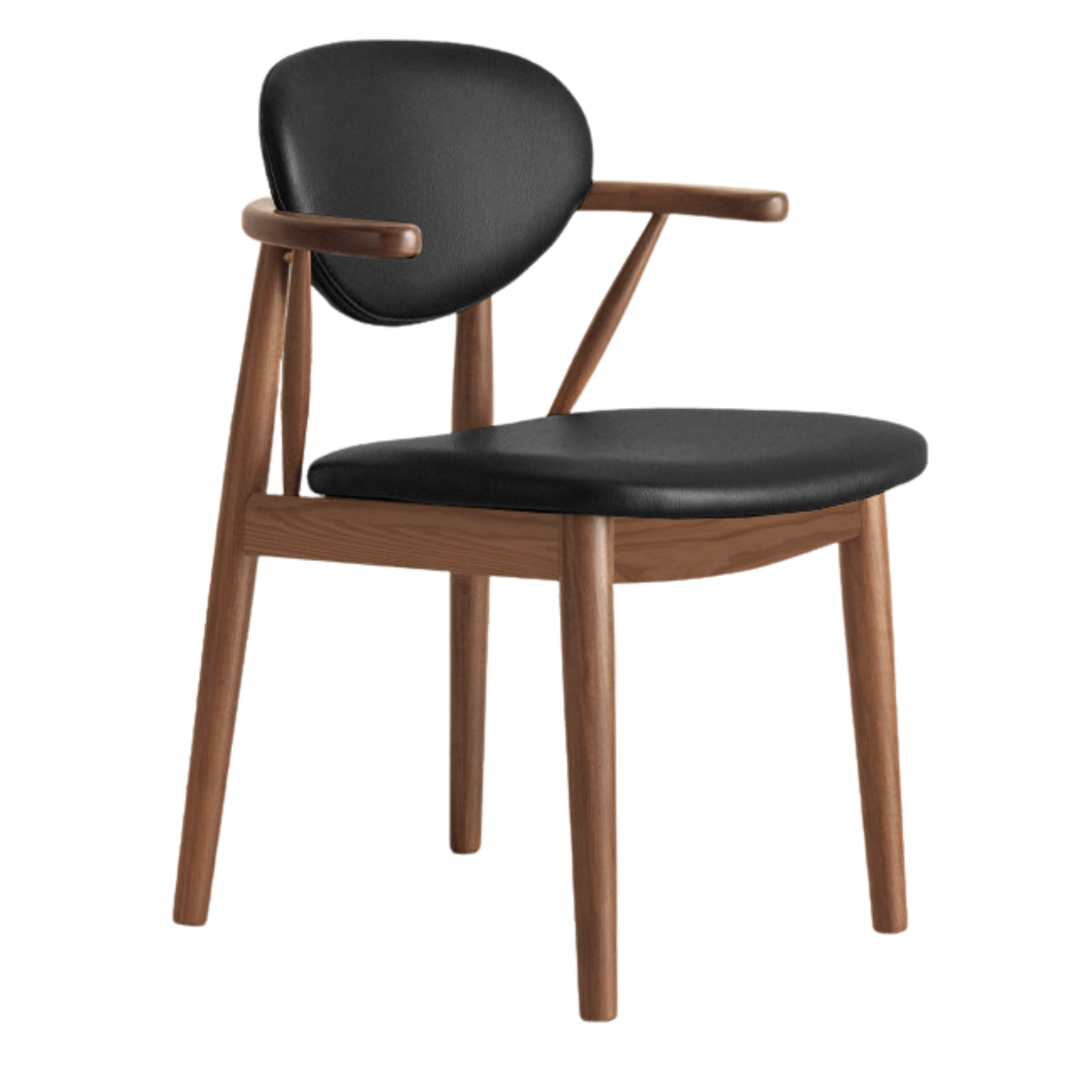 Black Walnut, Red Oak, Golden Sandalwood, White Ash, Ash Dining Armchair