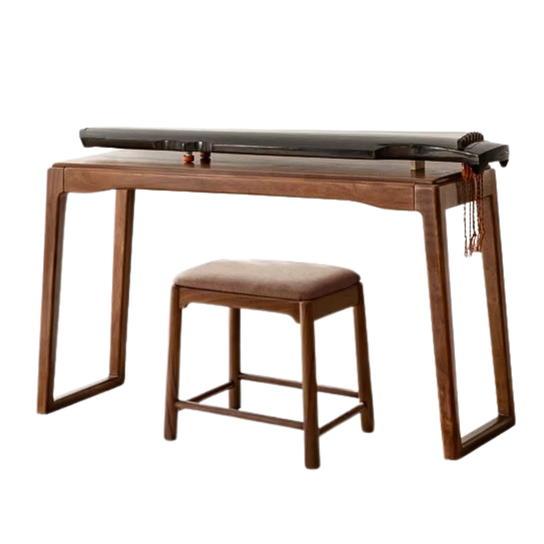 Black Walnut, Oak Solid Wood Desk
