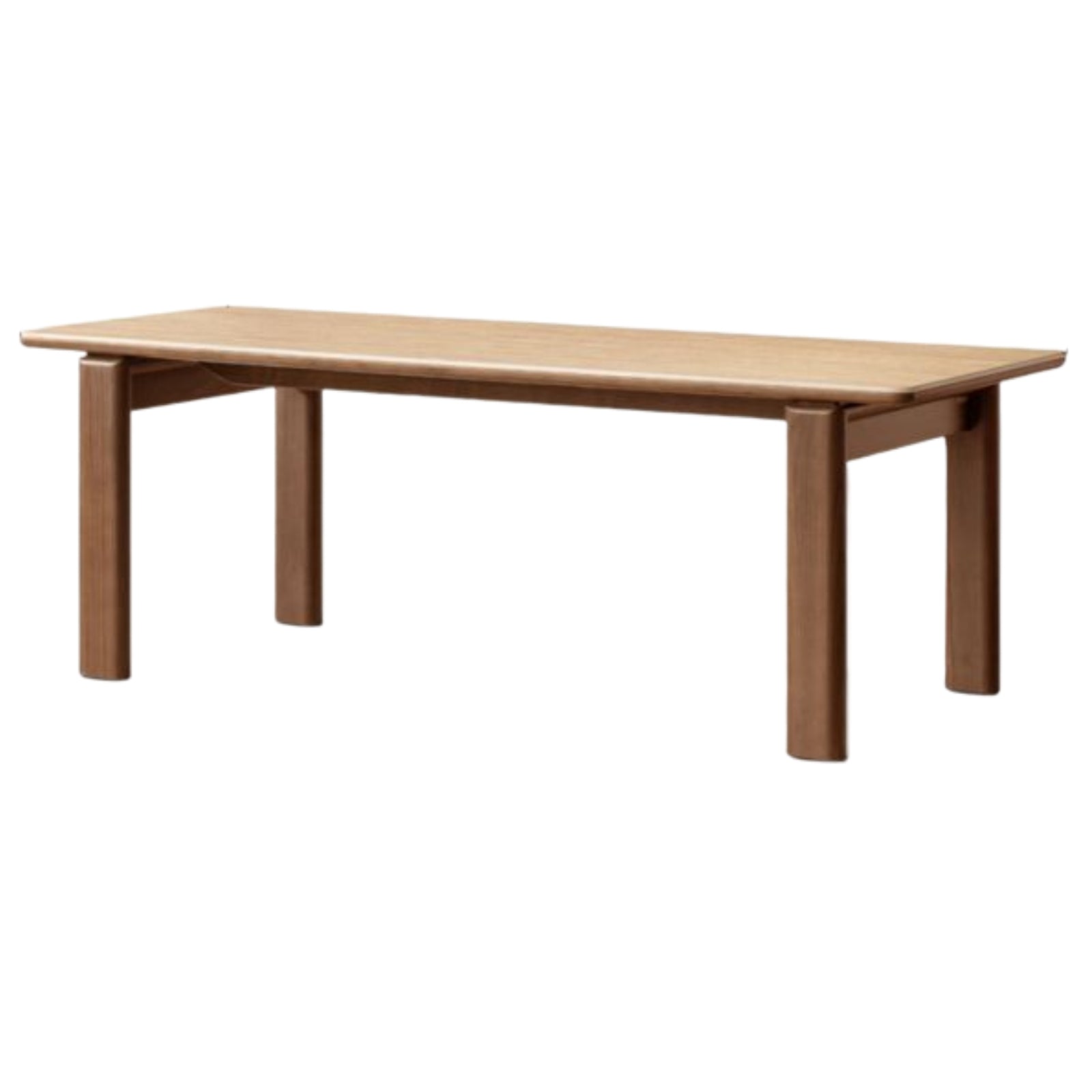 Black Walnut Solid Wood Dining Table Light Luxury Style