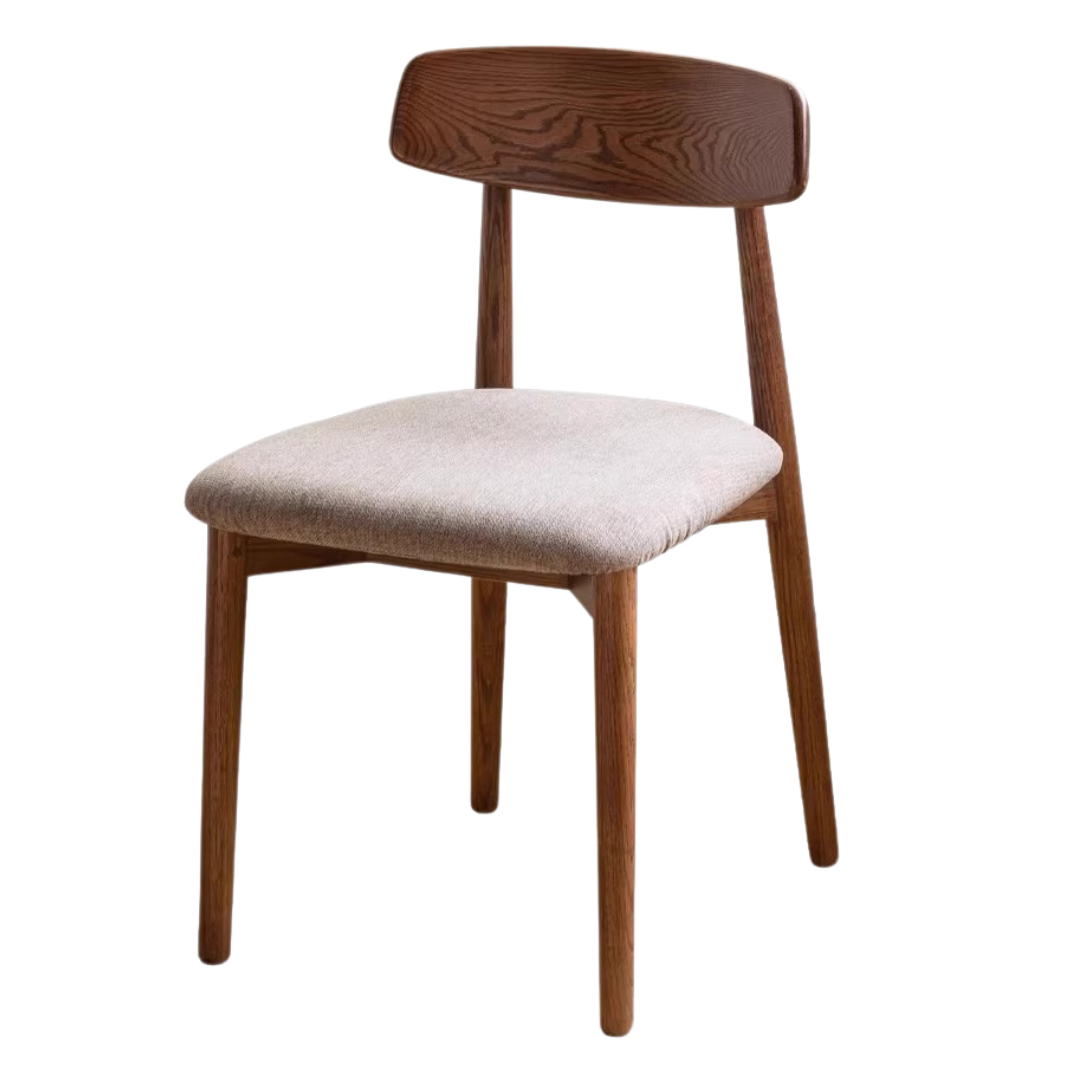Black Walnut, Ash, Oak, Sandalwood Solid Wood, Solid Rubberwood - Chair 4 pcs set