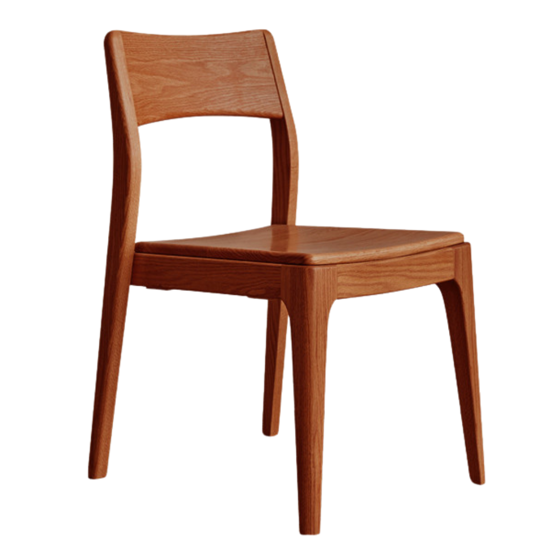 Solid Rubberwood, Ash, Oak Solid Wood Stacking Dining Chair