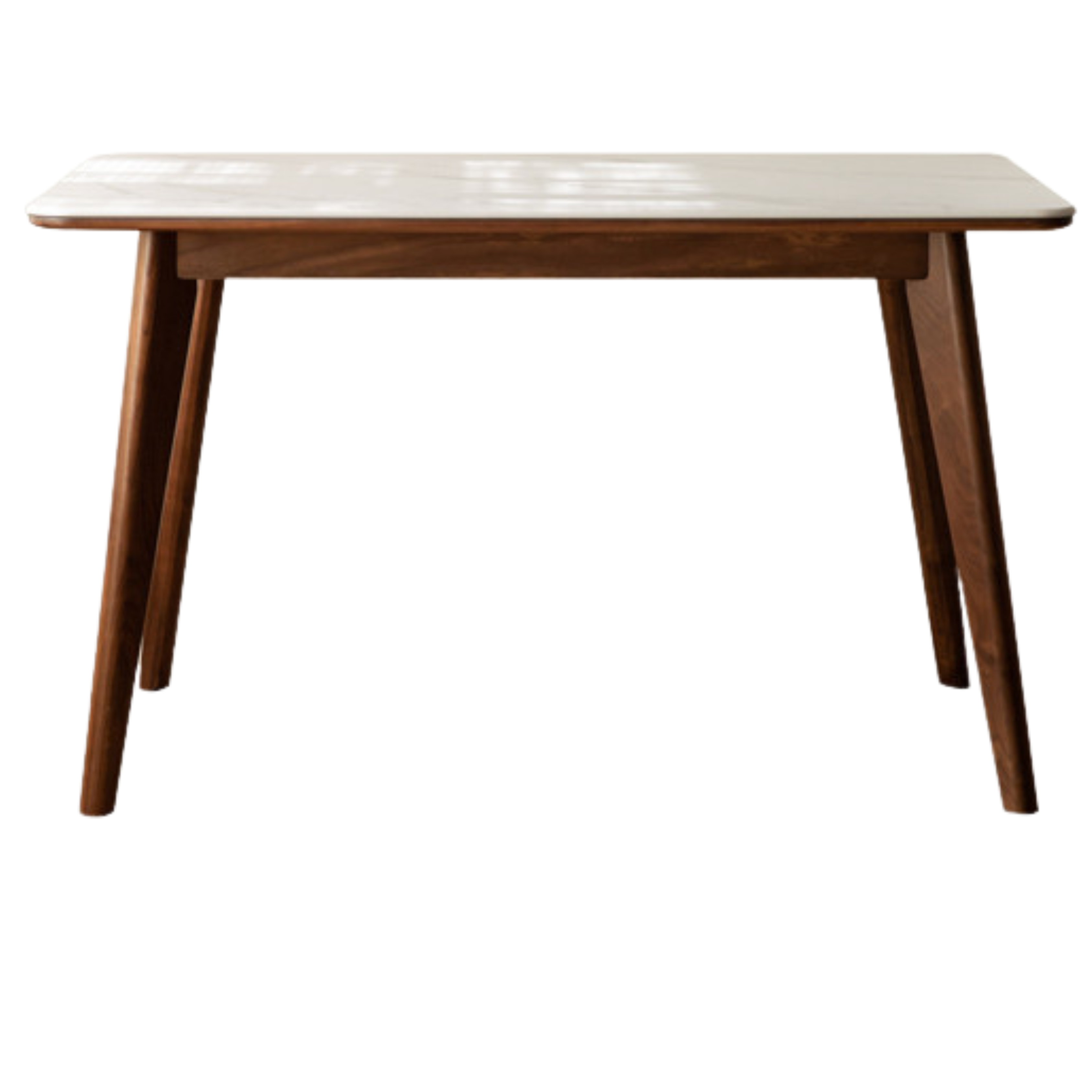 Ash, Black Walnut, Sandalwood Solid Wood Rock Plate Dining Table