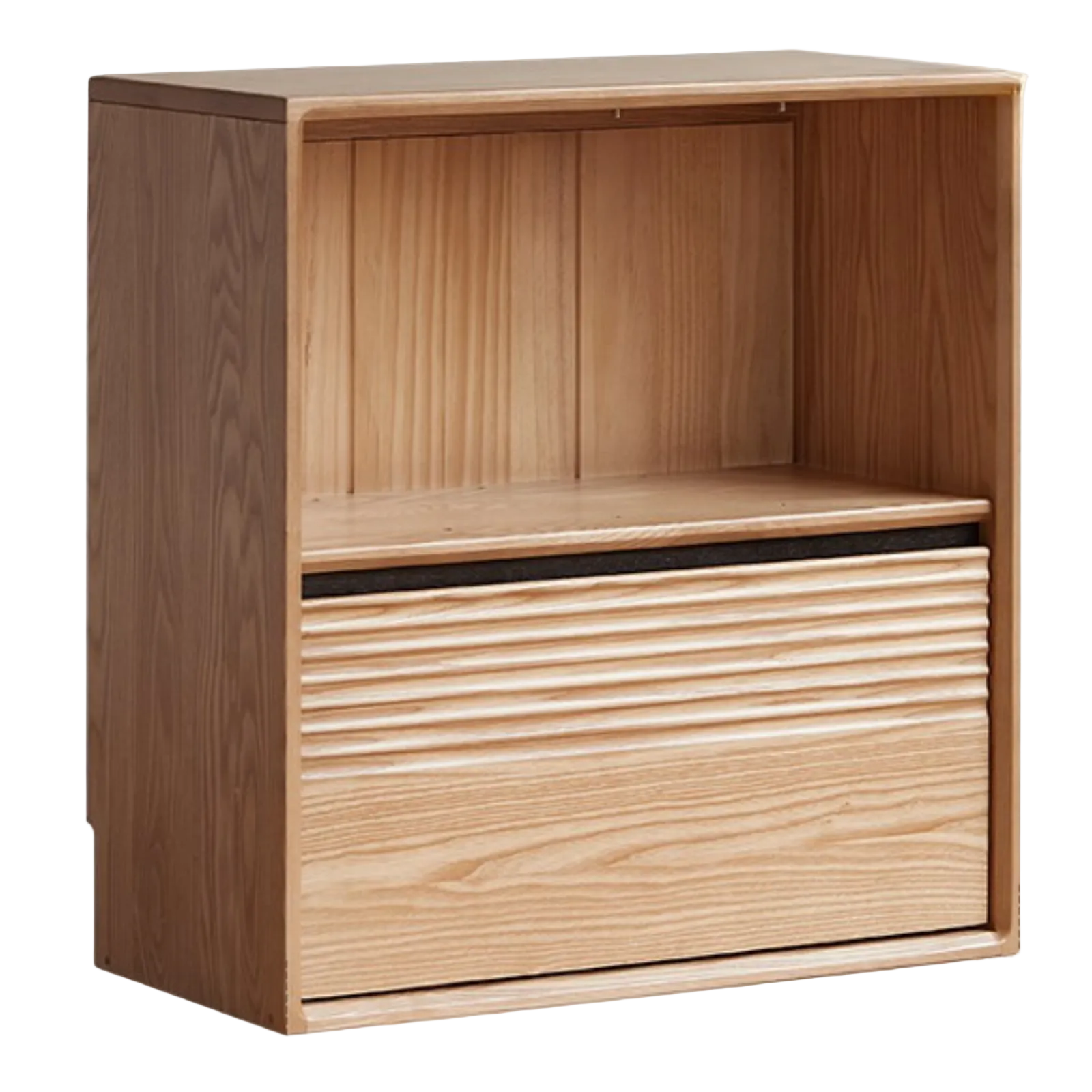 Ash, White Ash, Oak Solid Wood Combination Module Bookcase))