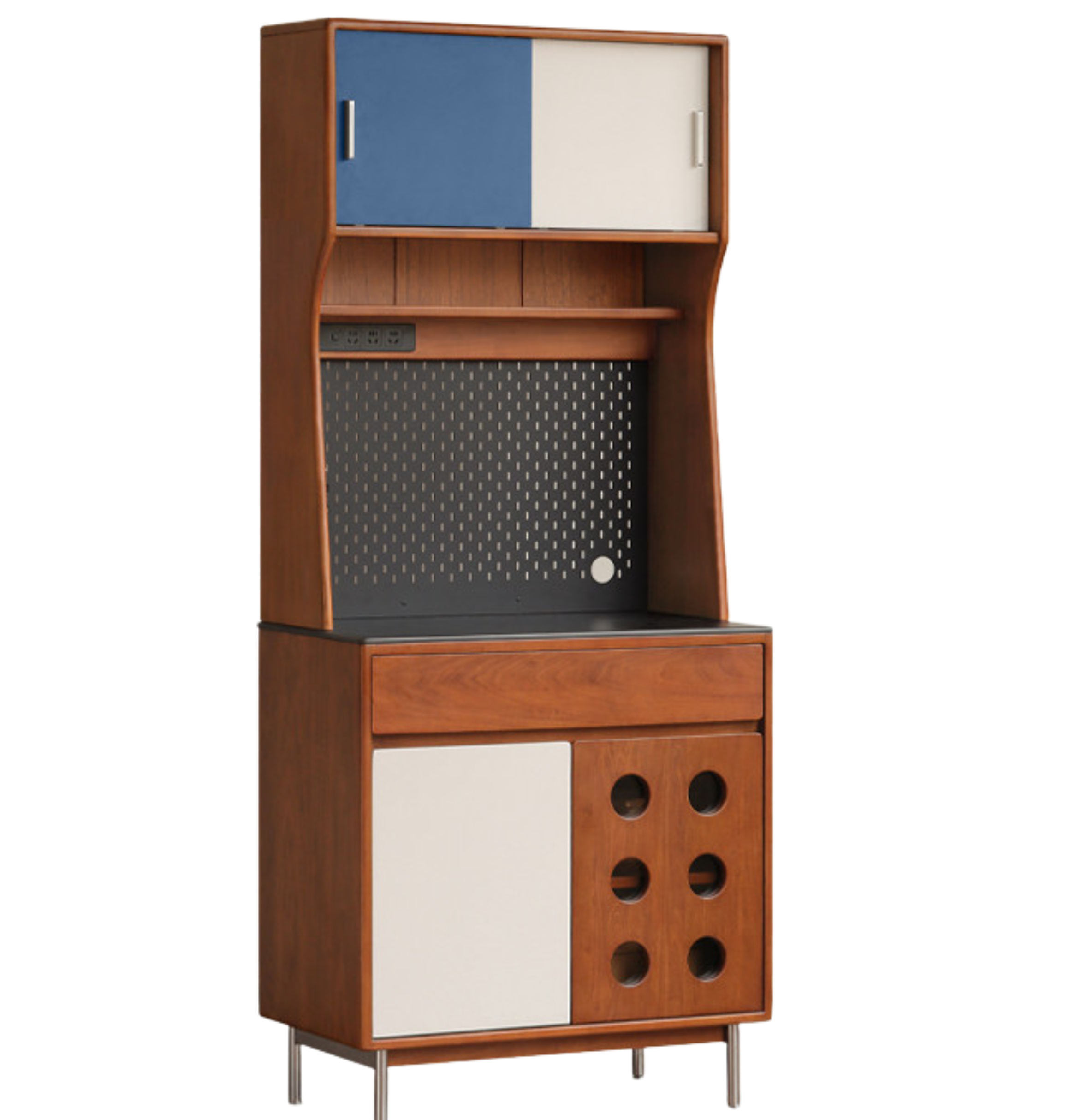 Tulipwood Solid Wood Medieval Style Sideboard