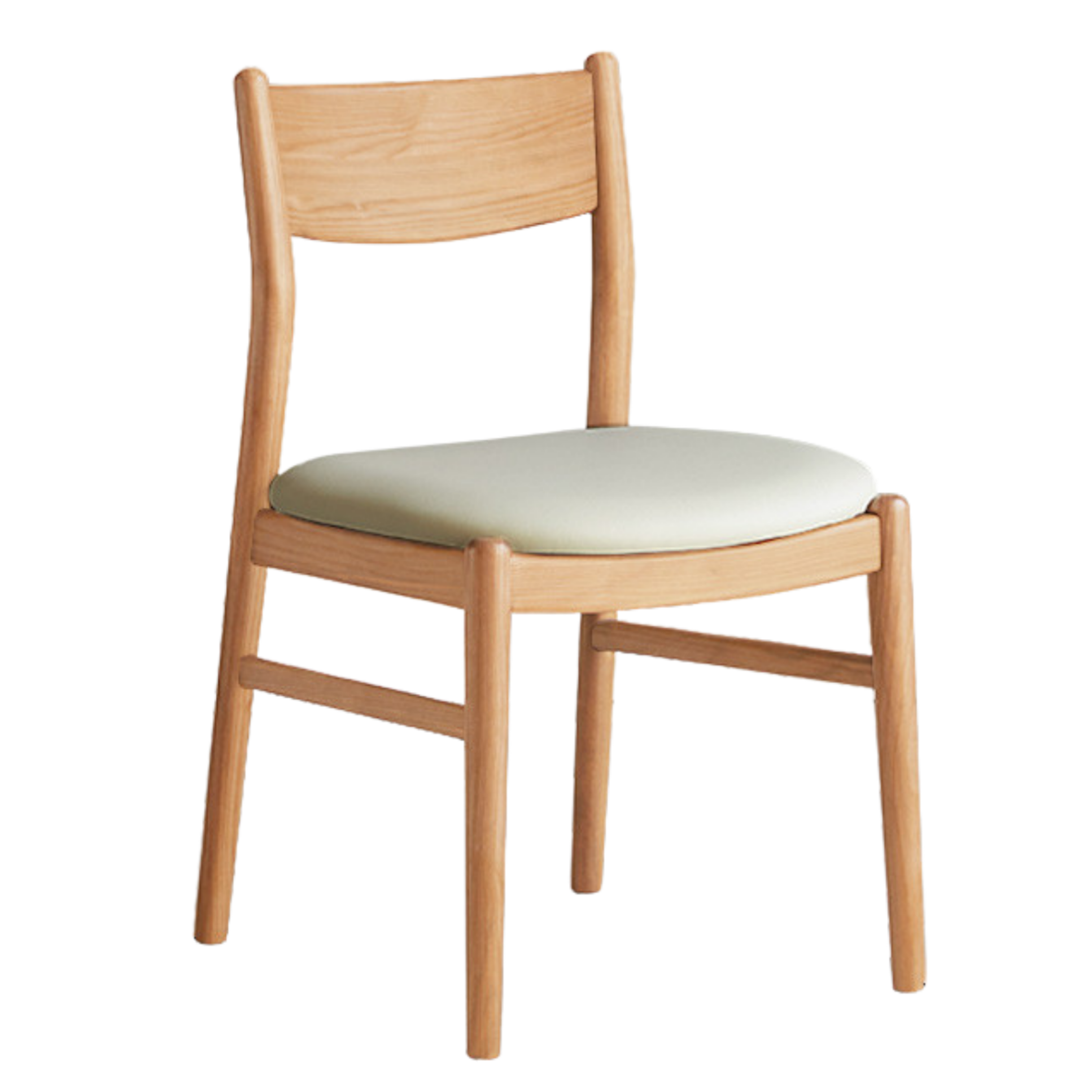 4 pcs Black Walnut, Ash, Oak, Beech, Sandalwood Solid Wood Dining Chair Retro