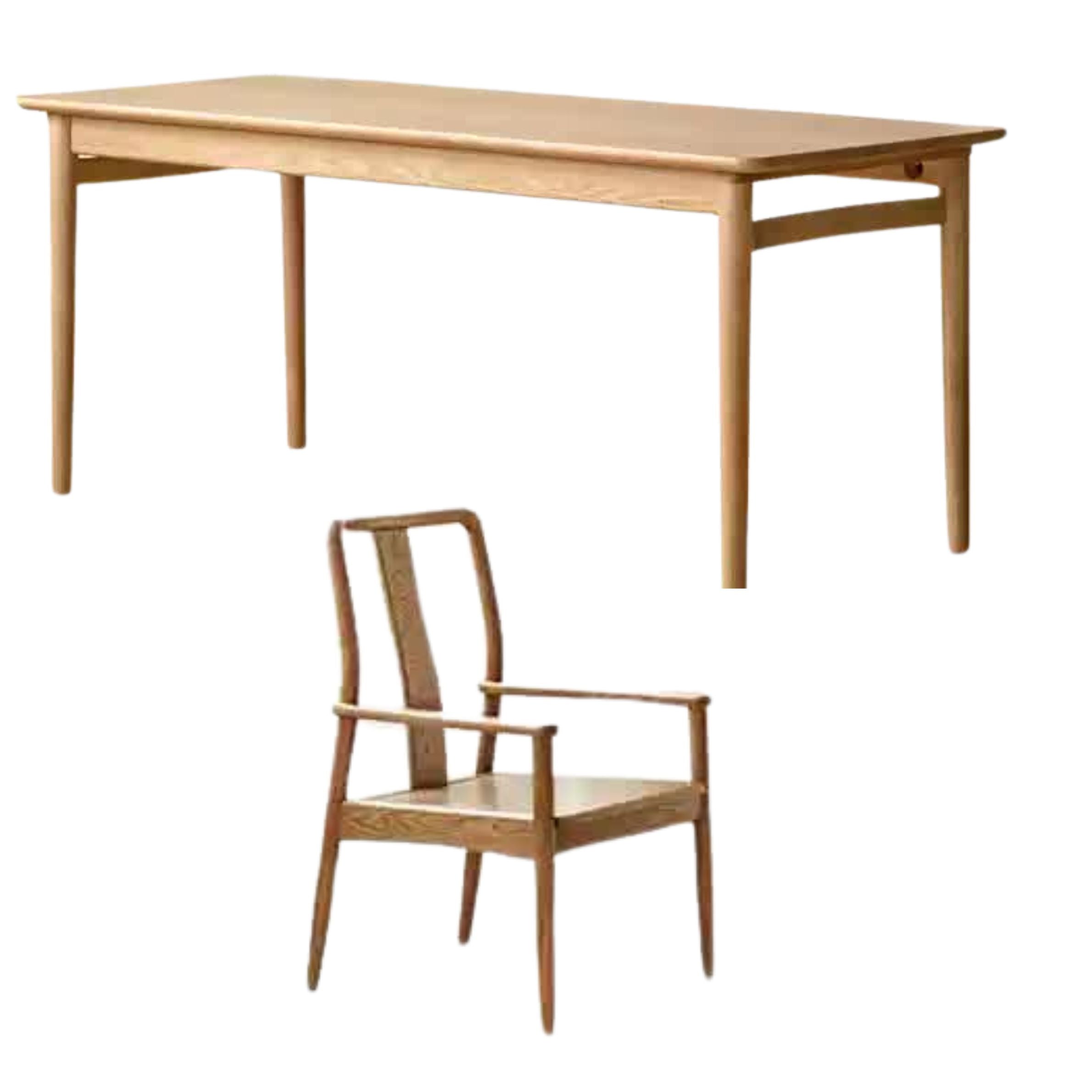 Ash Solid Wood Modern Dual-Purpose Tea Table.