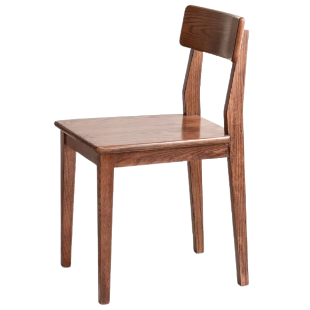 Black Walnut, Ash, Oak Solid Wood Dining Chair Set of 4