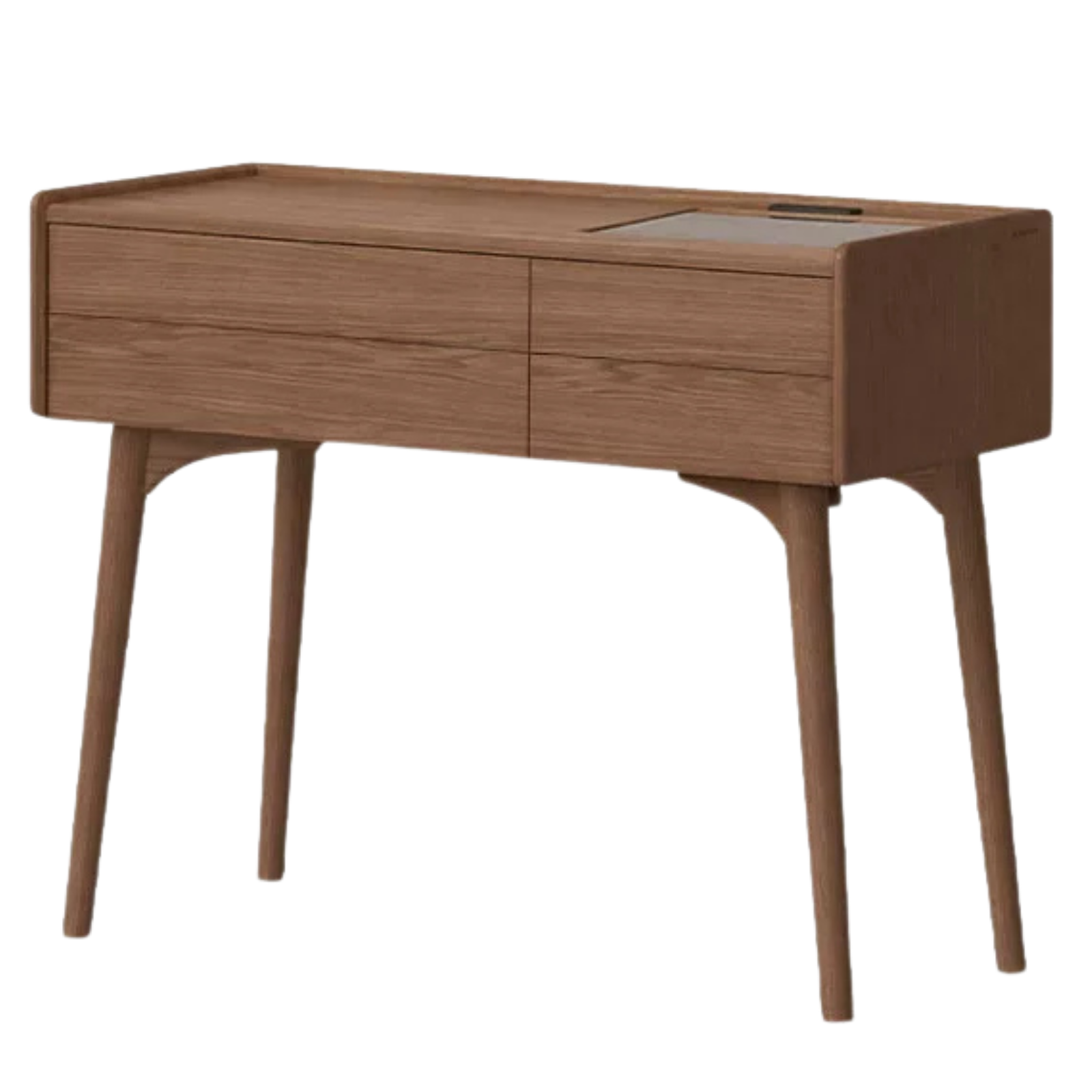 Oak Solid Wood Modern Minimalist Multifunctional Vanity Table
