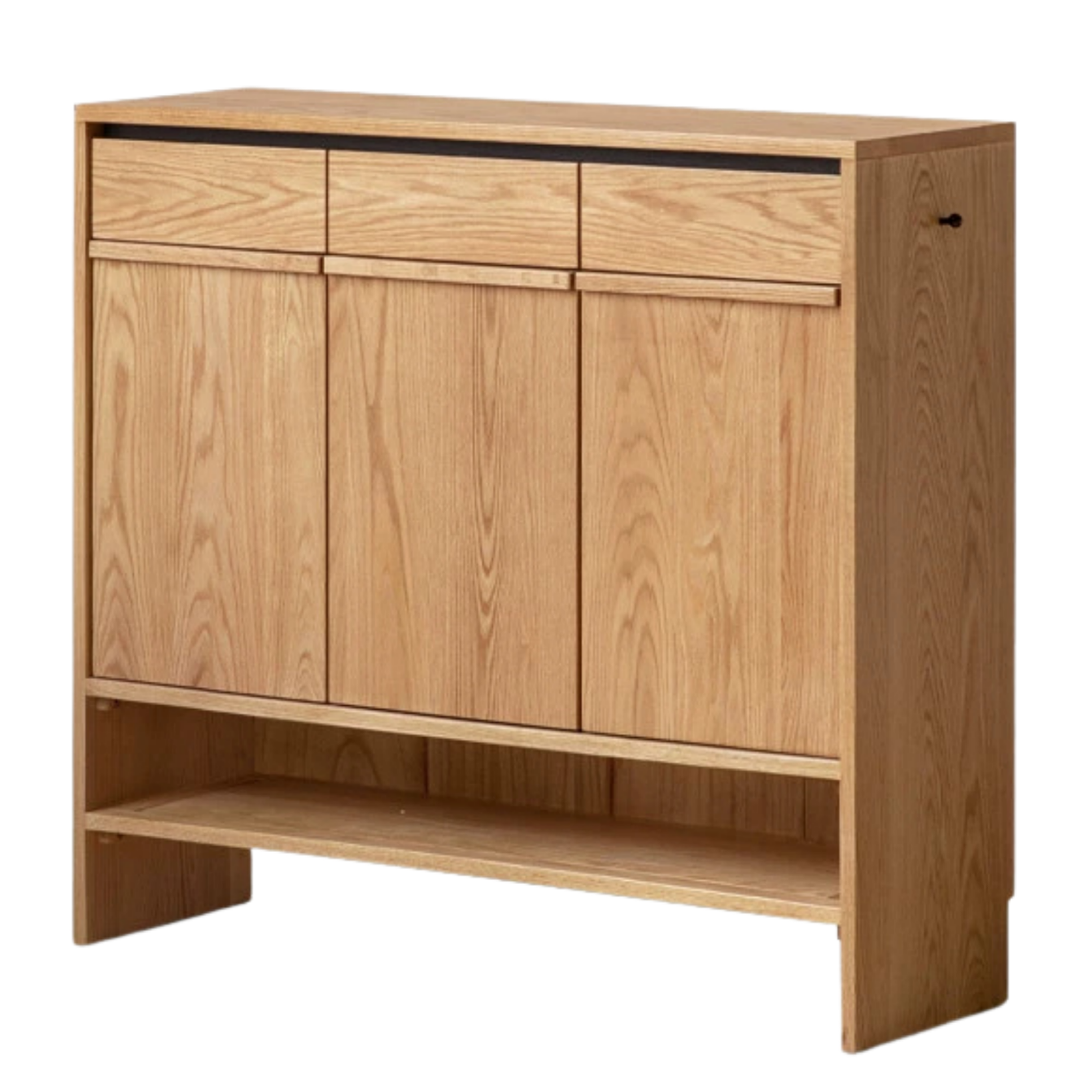 Oak Solid Wood Capacity Shoe Cabinet