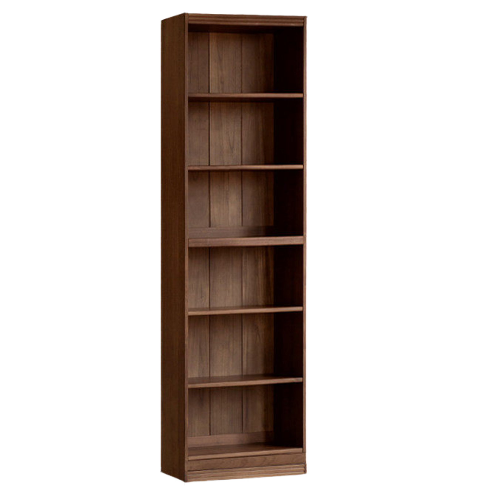 Black Walnut, Sandalwood Solid Wood Light Luxury Combined Bookshelf With Seat