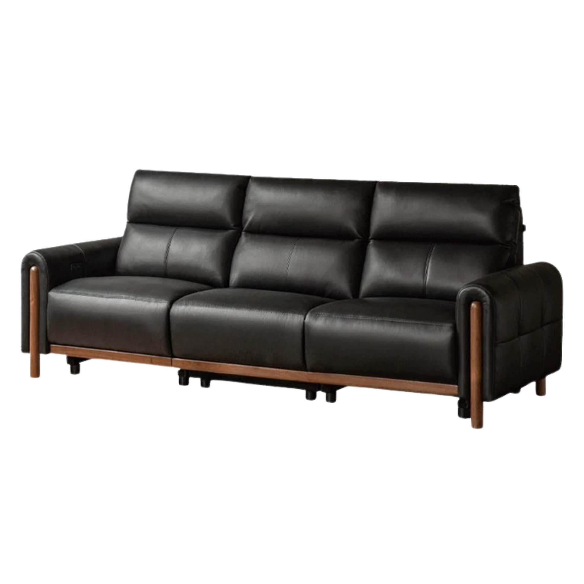 Top Grain Genuine Leather Zero Wall Power Reclining Sofa