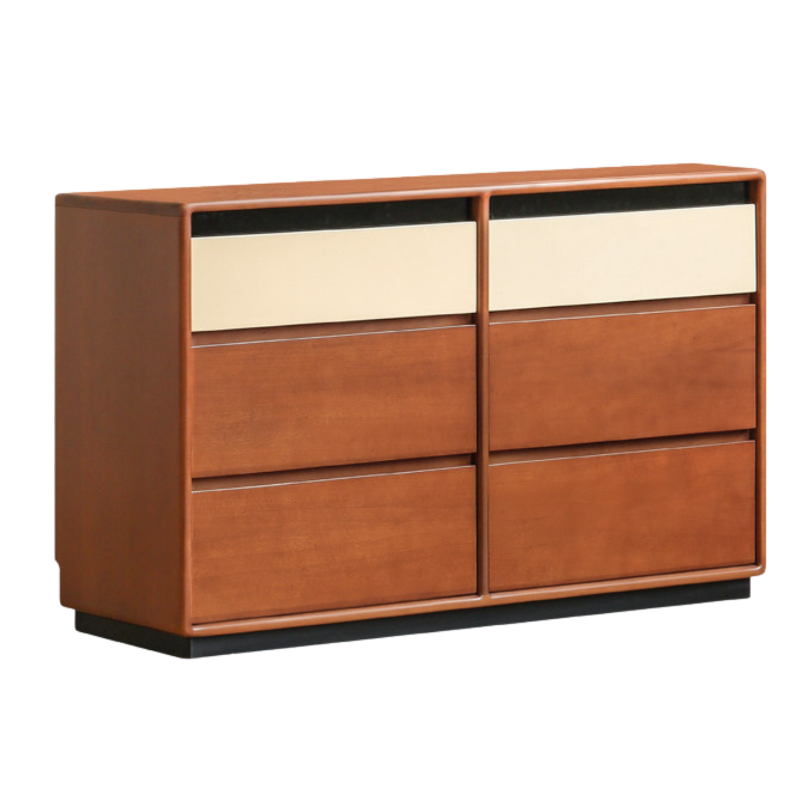 Cherry, Tulipwood Solid Wood Modern Style Vanity Table.