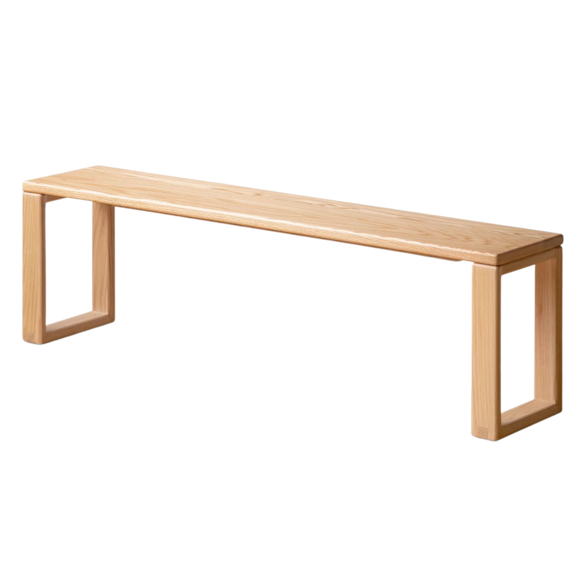 Ash, Oak, Cherry, Beech Solid Wood Long Bed end Bench