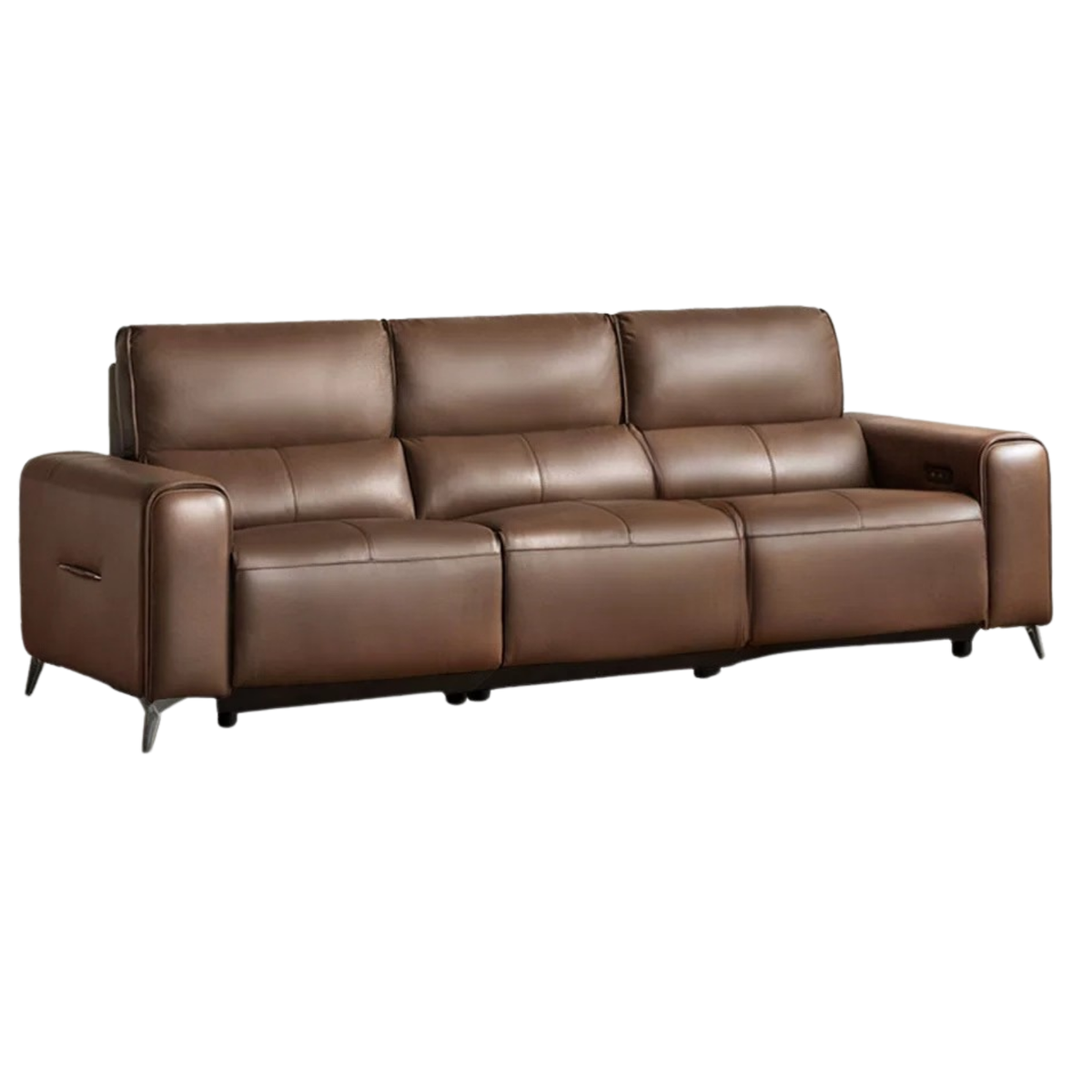 Genuine Leather High Back Electric Sofa