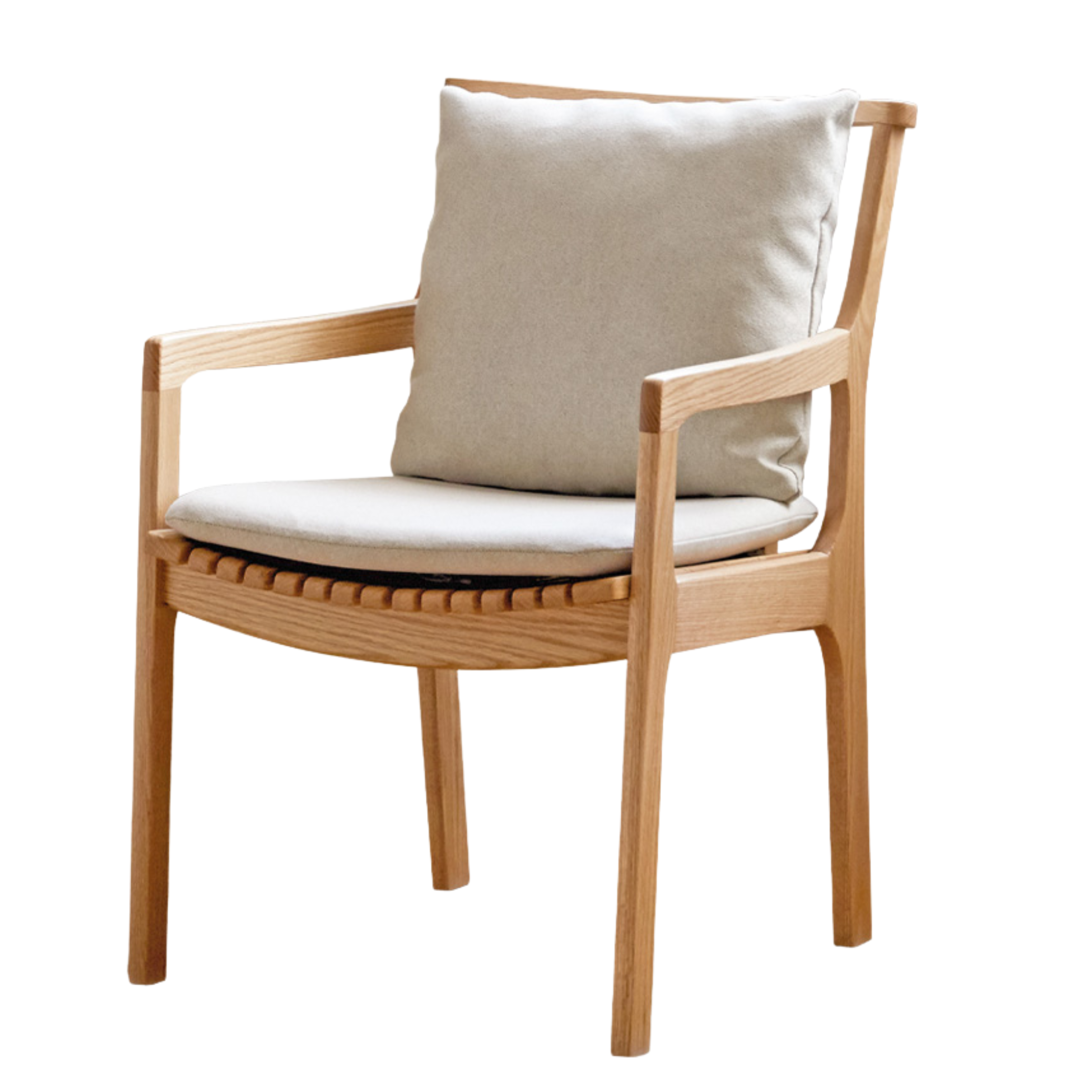 Cherry, Ash, Oak, Beech Solid Wood Book Chair Comfortable Soft Back Chair