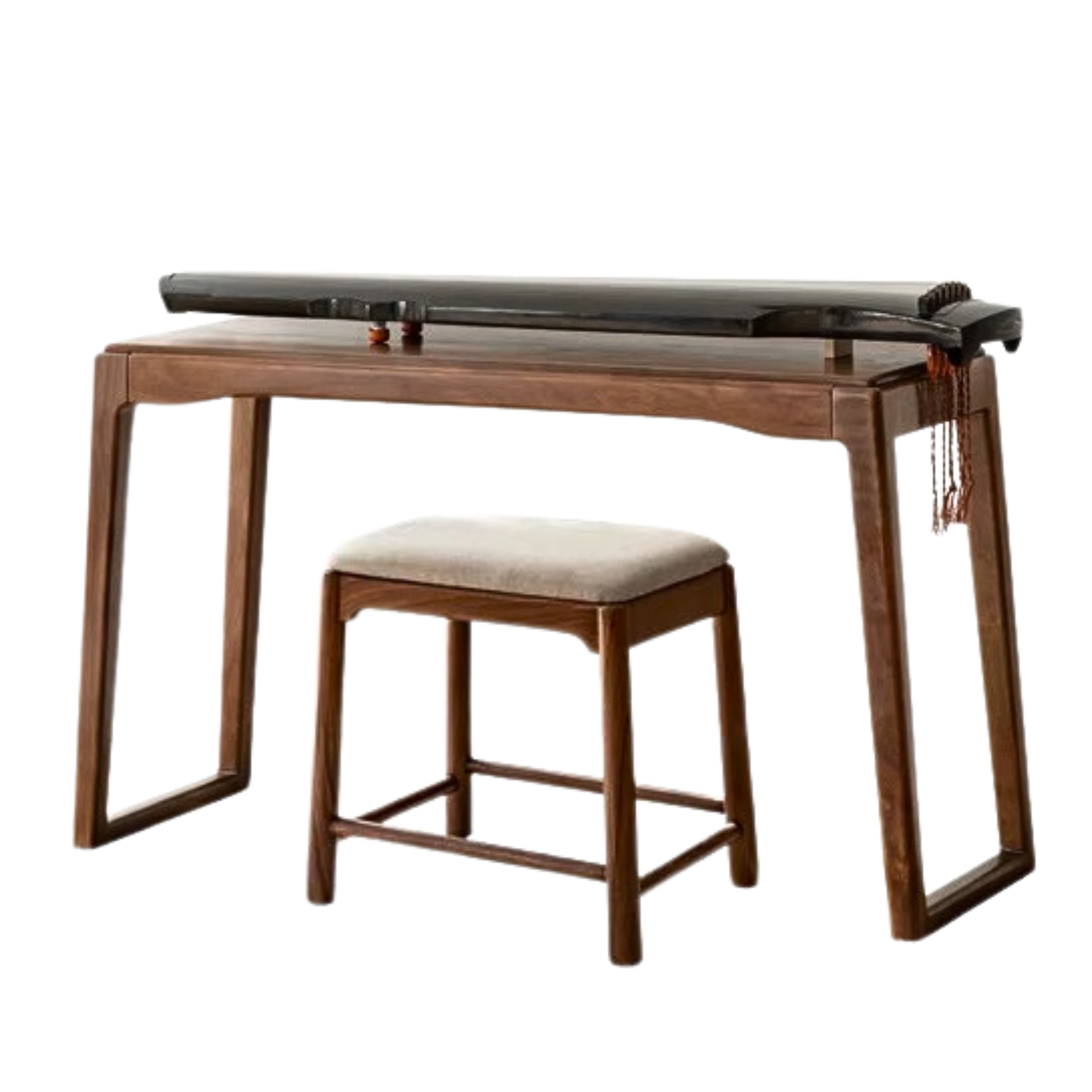 Black Walnut, Oak Solid Wood Desk