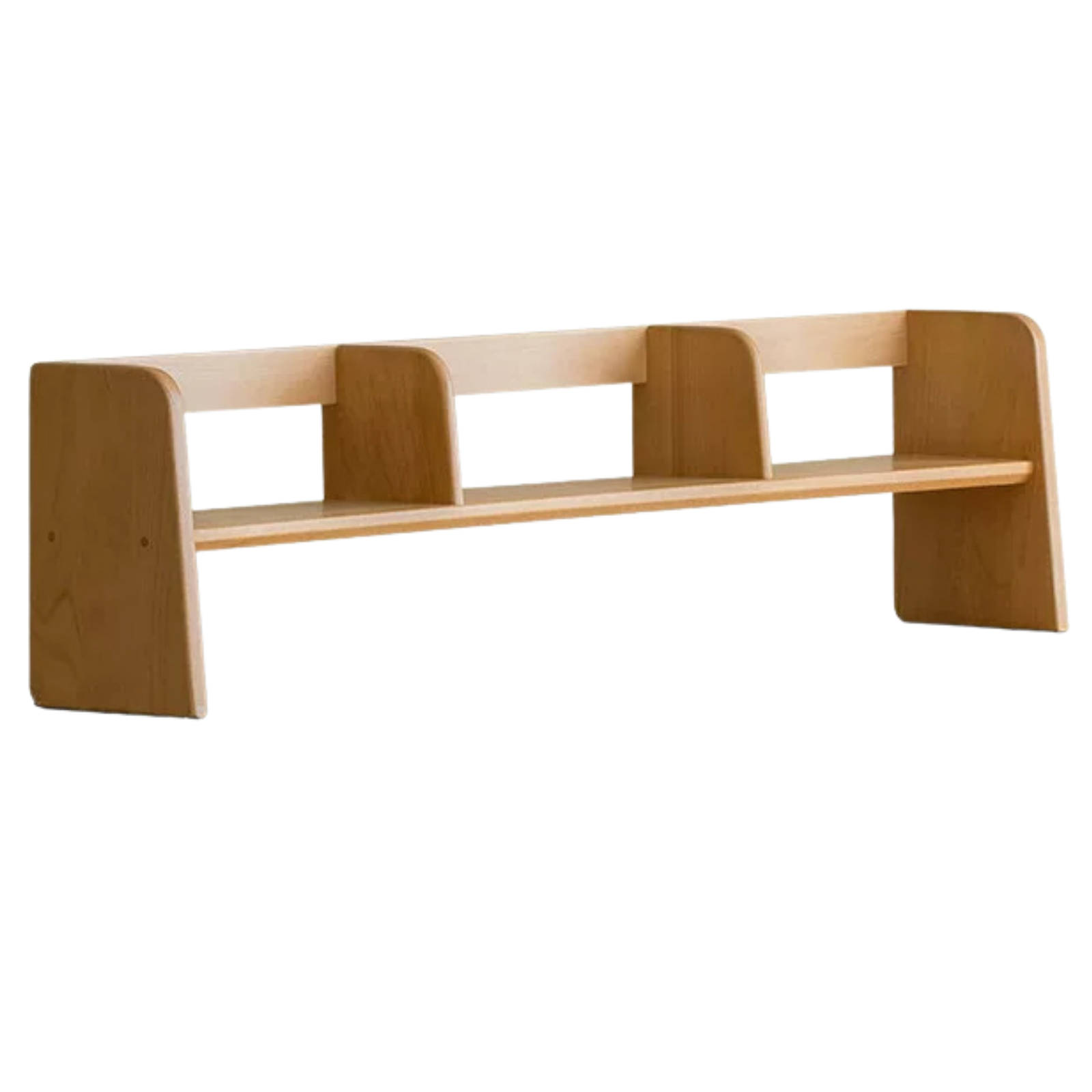 Beech, Oak, Poplar Solid Wood Nordic Study Bookshelf