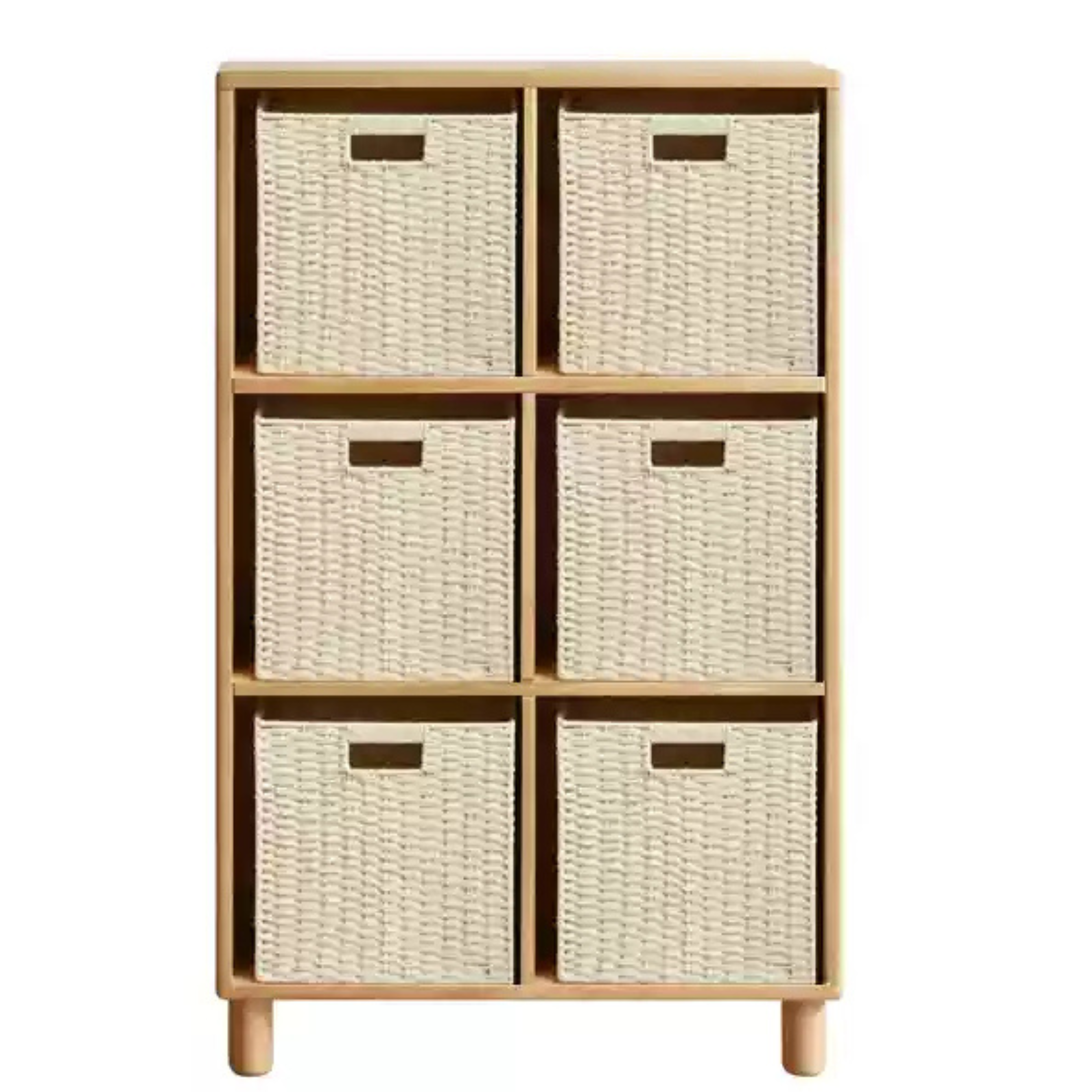 European Beech Solid Wood Combination Floor Kids Cabinet