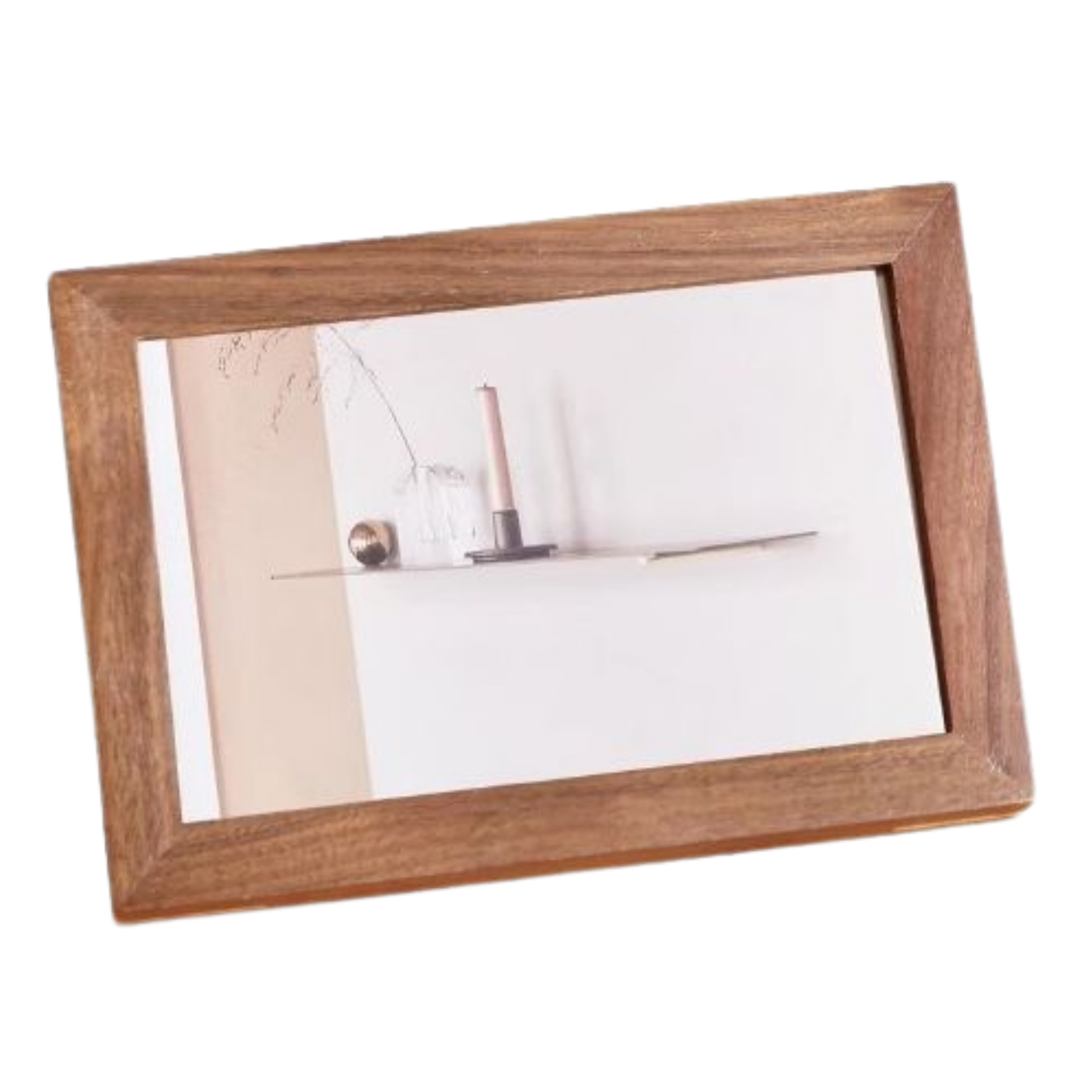 Beech, Black Walnut Solid Wood Nordic Freeze Frame Photo
