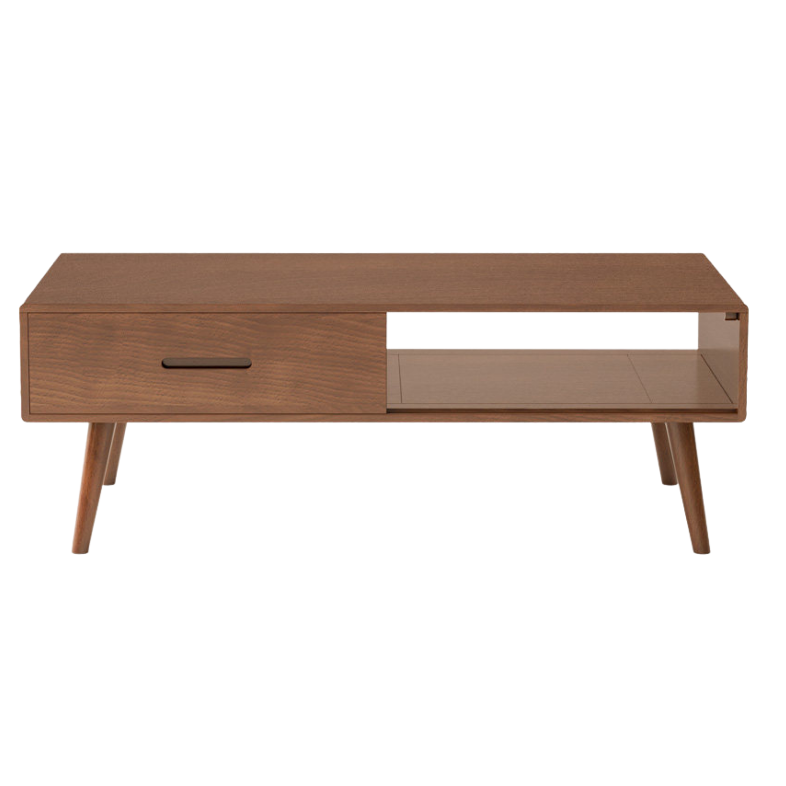 Oак, Beech Solid Wood, Solid Rubberwood Modern Coffee Table
