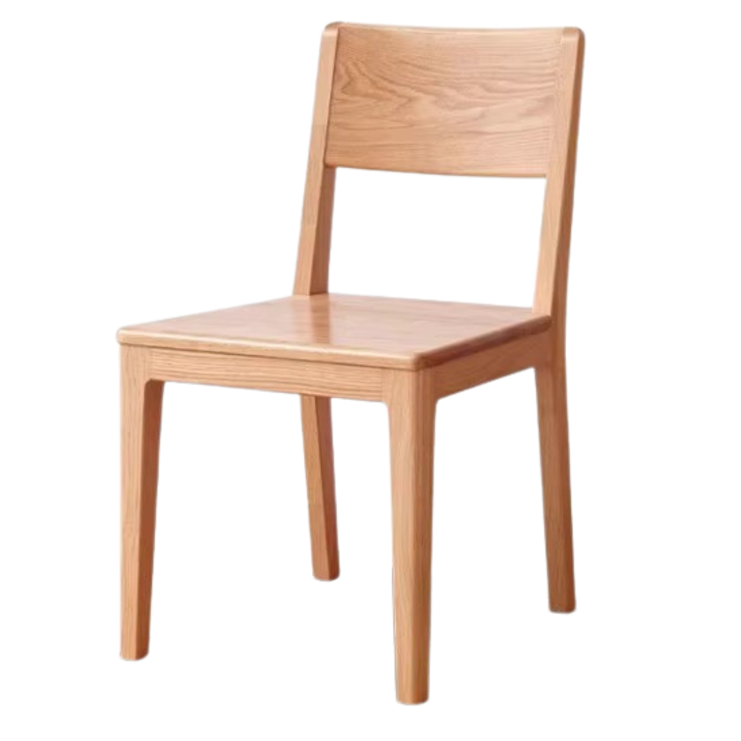 Black Walnut, Ash, Oak, Beech Solid wood, Solid RubberWood - Dining Chair Modern 4 pcs set