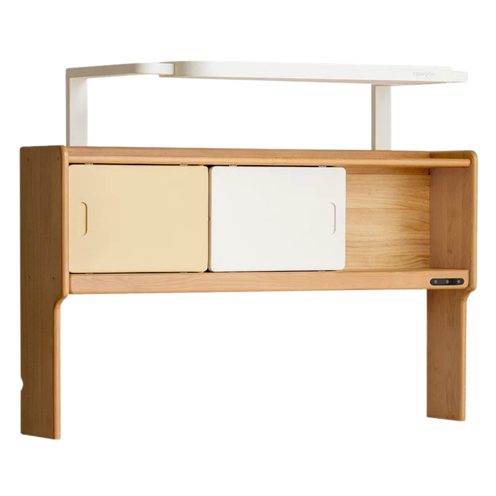 Beech, Oak, Tulipwood Solid Wood, Solid RubberWood Study Desk with Shelf