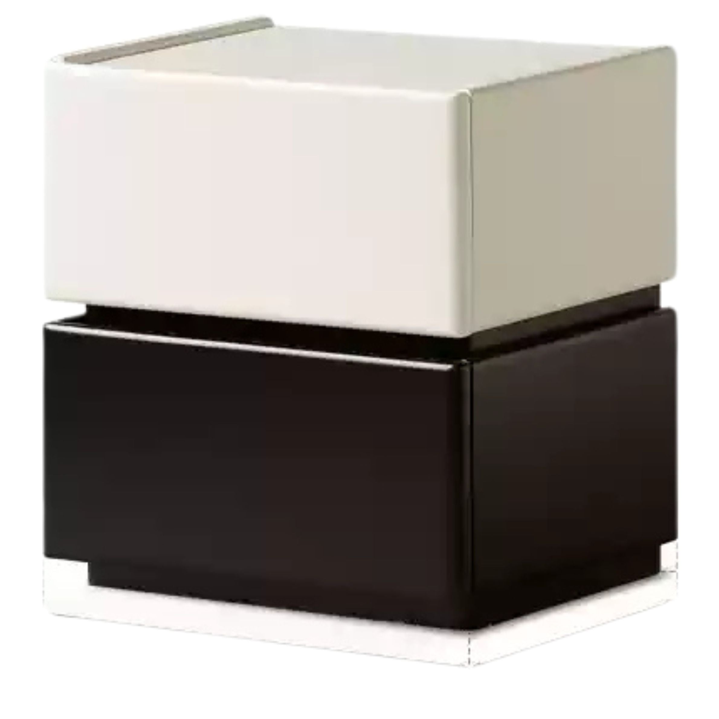 Rubber Solid Wood Modern Nightstand