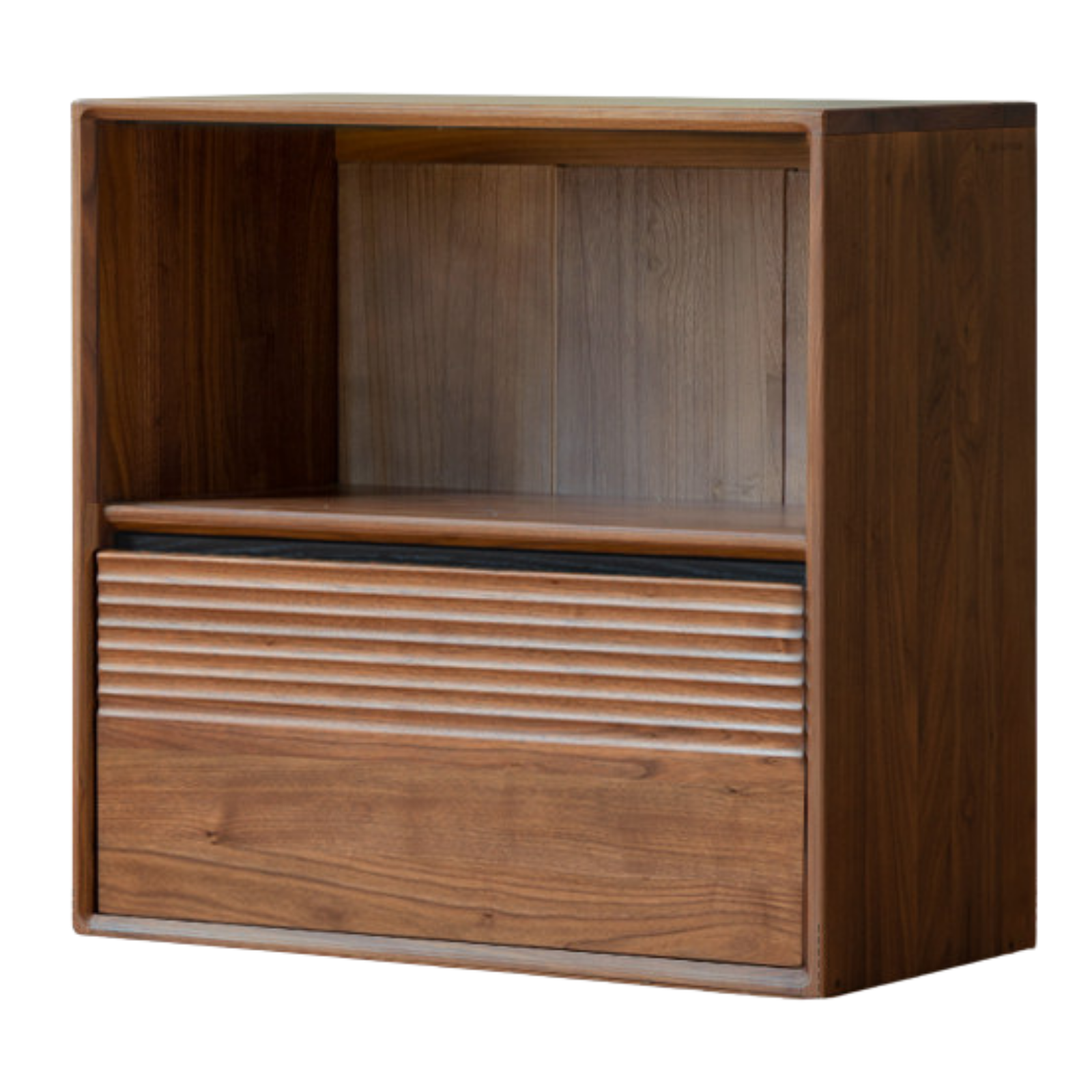 Sandalwood, Oak, Black Walnut, White Ash Solid Wood Light Luxury Style Module Bookcase