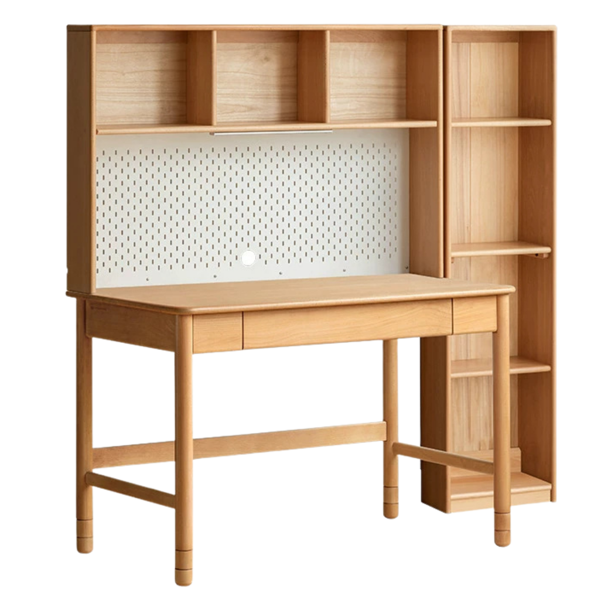 Beech Solid Wood Children's Desk With Adjustable Height